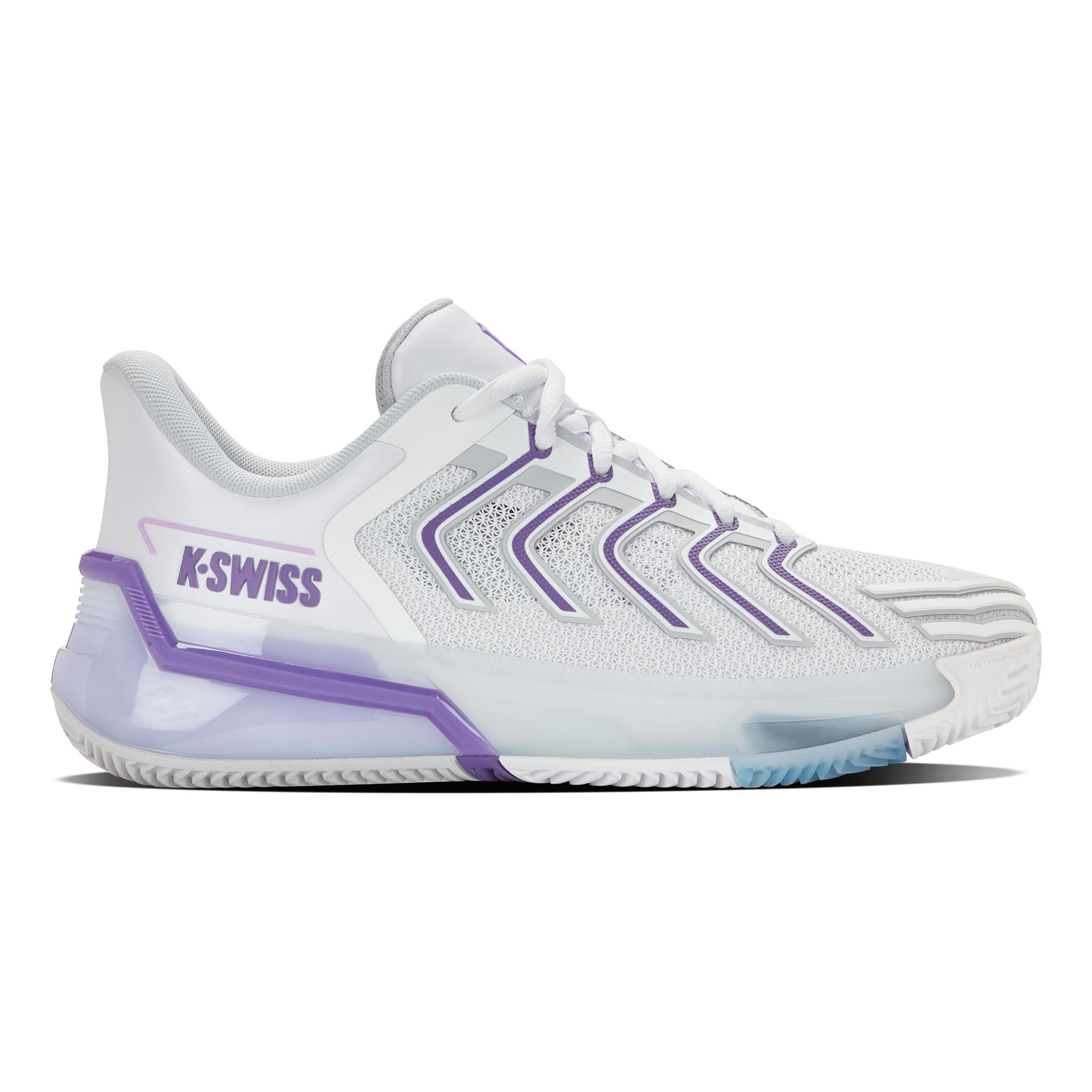 K-Swiss Ultrashot 4 Zapatilla tierra batida Mujeres - blanco, lavanda