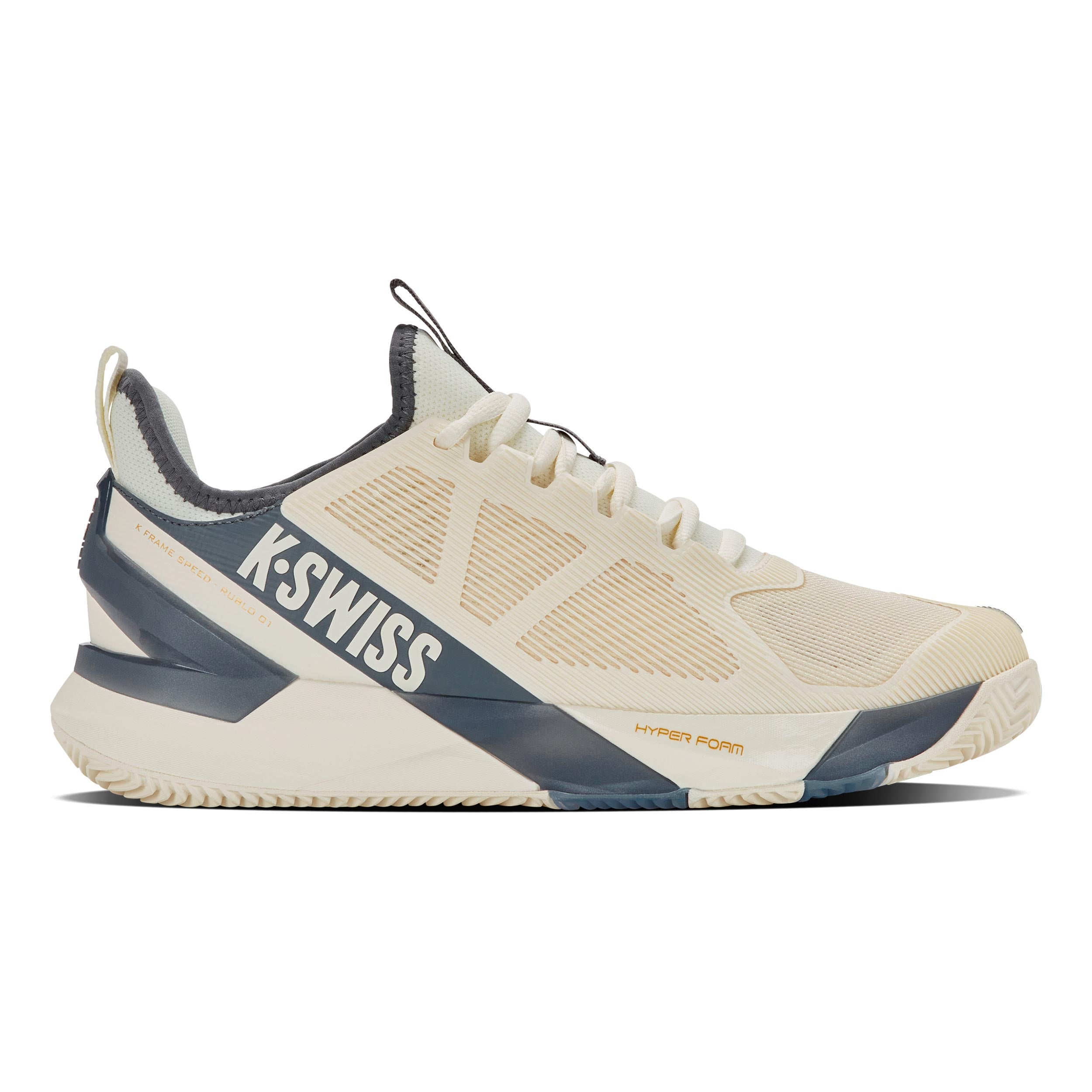 K-Swiss K-FRAME SPEED RUBLO Clay Zapatilla tierra batida Hombres-beige, azul oscuro