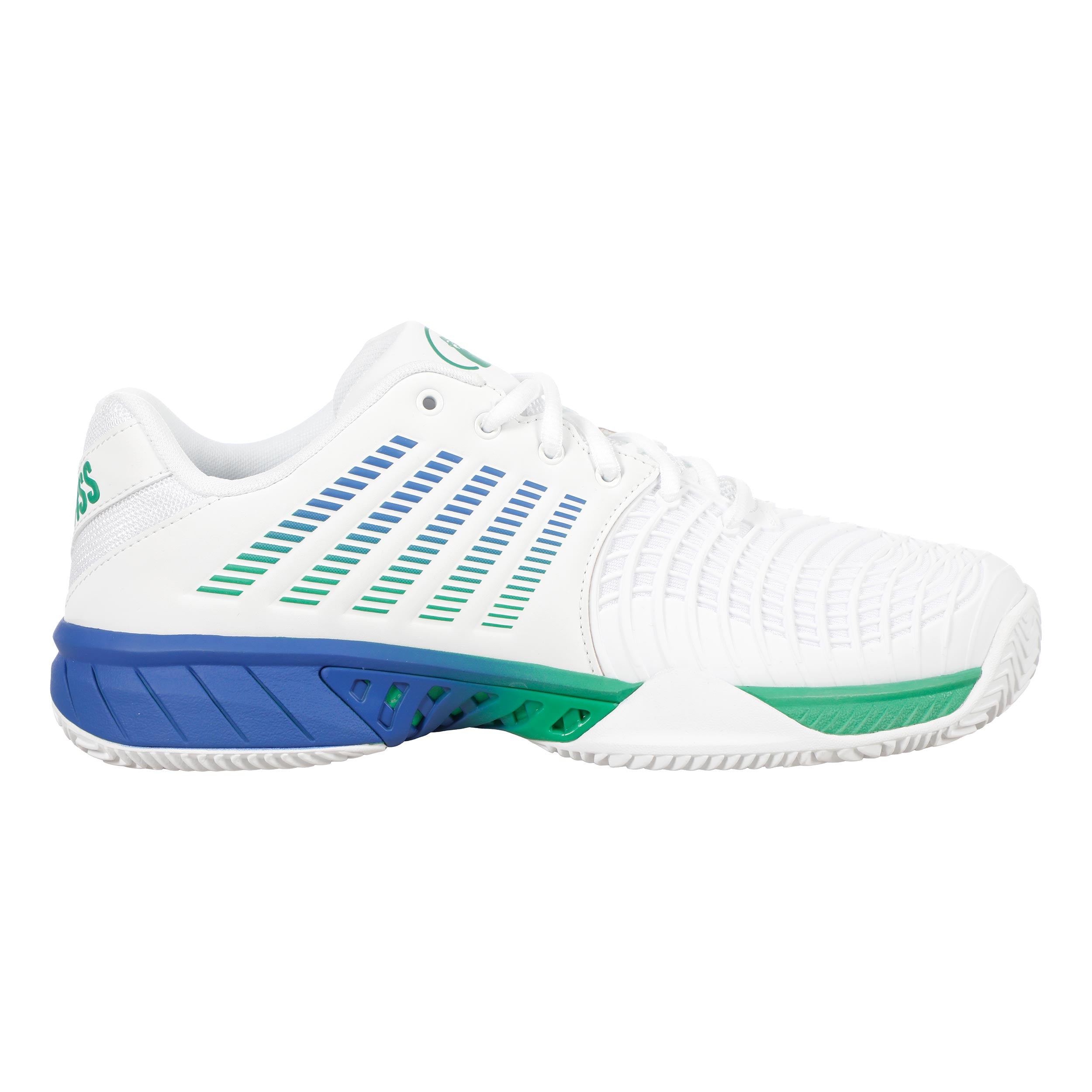 K-Swiss Express Light 3 Zapatilla tierra batida Hombres - blanco, verde