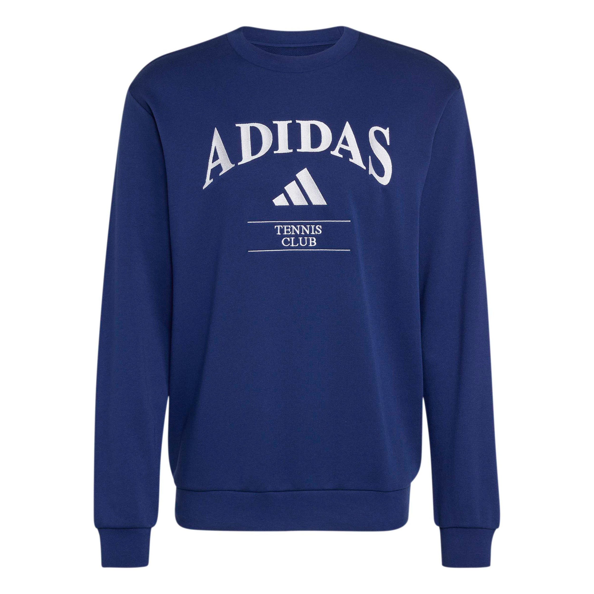 adidas Heritage Graphik Sudadera Hombres - azul oscuro, blanco