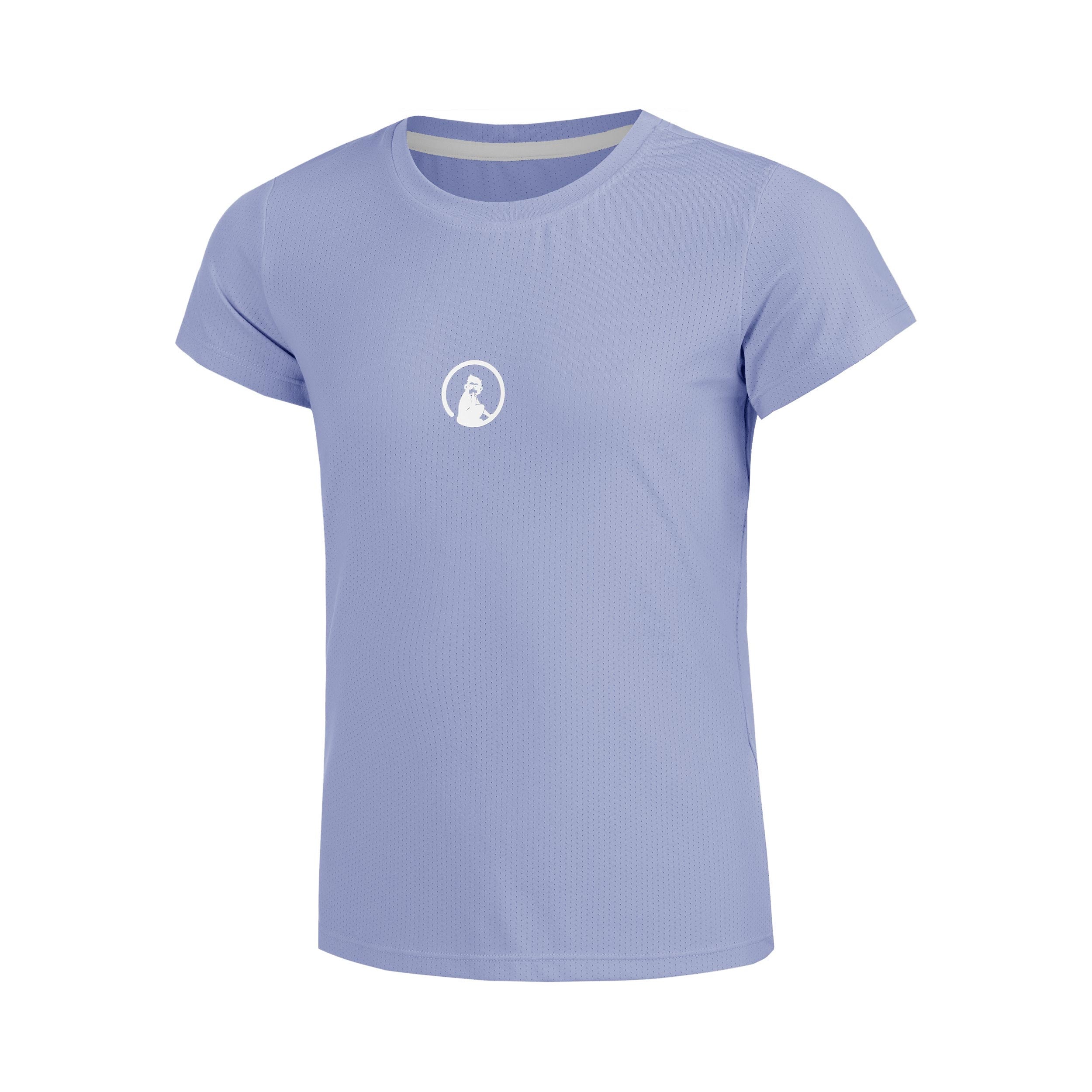 Quiet Please Glow Retriever Camiseta de manga corta Chicas - azul