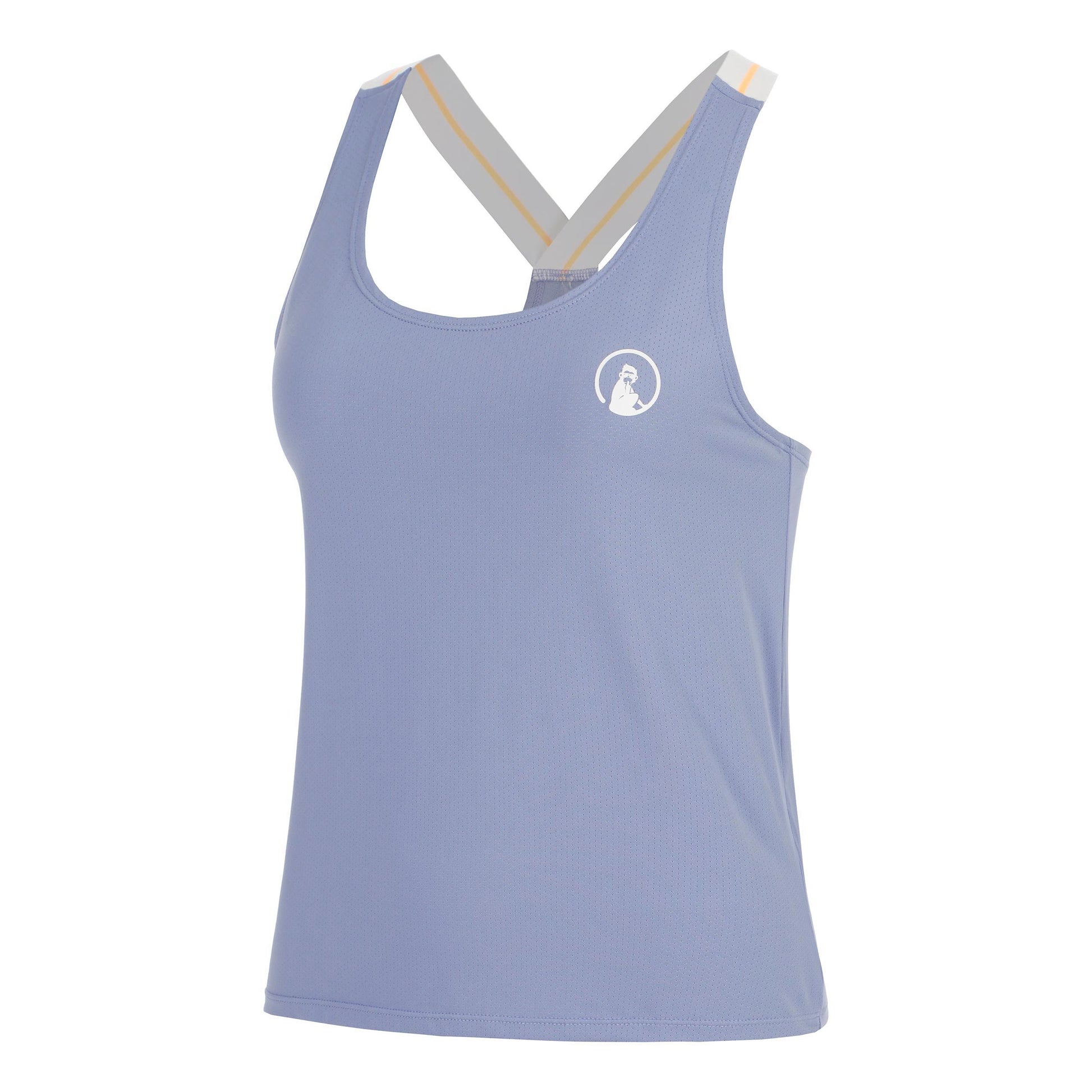 Quiet Please Glow Serve & Volley 2.0 Camiseta de tirantes Mujeres - azul