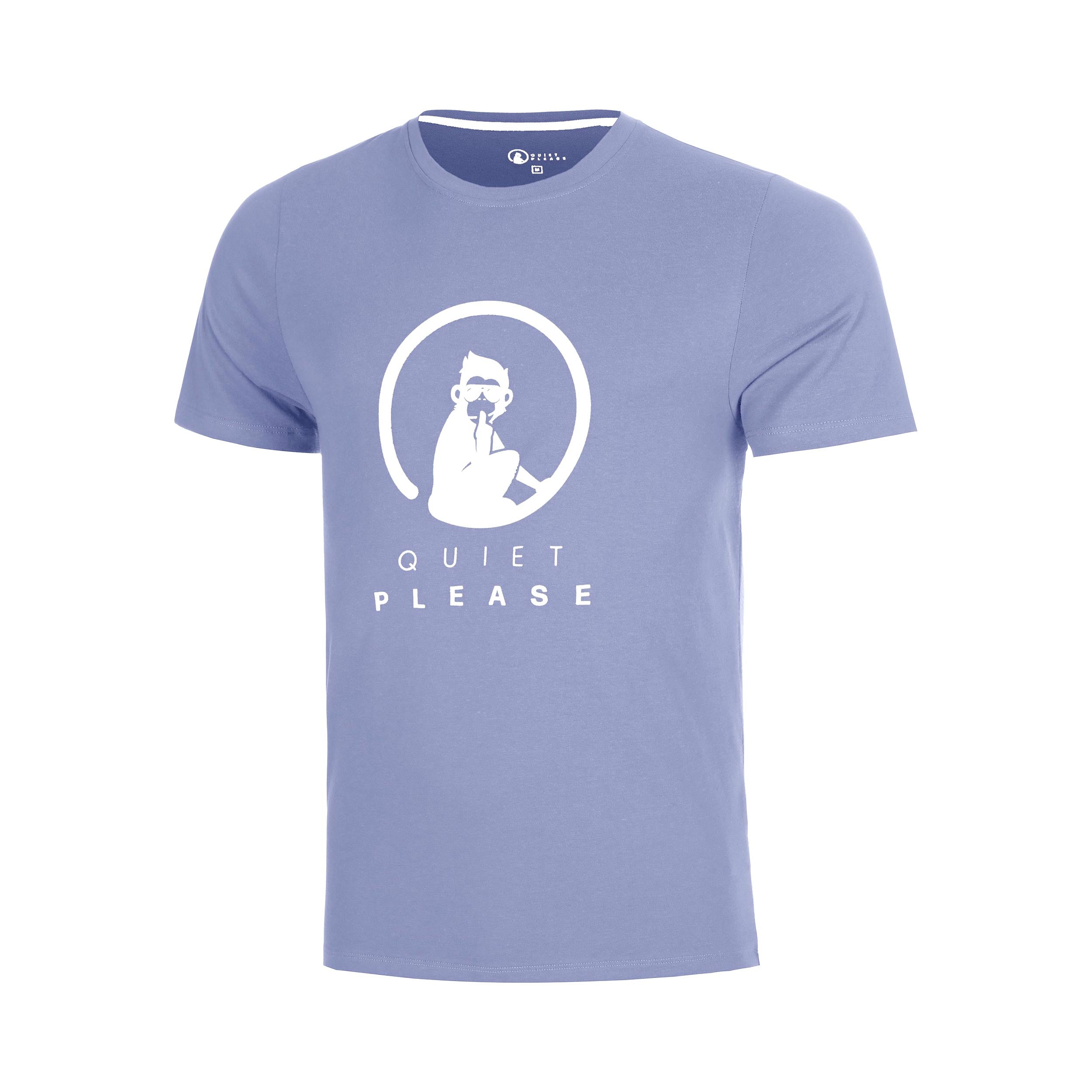 Quiet Please Glow Advantage Logo Camiseta de manga corta Chicos - azul