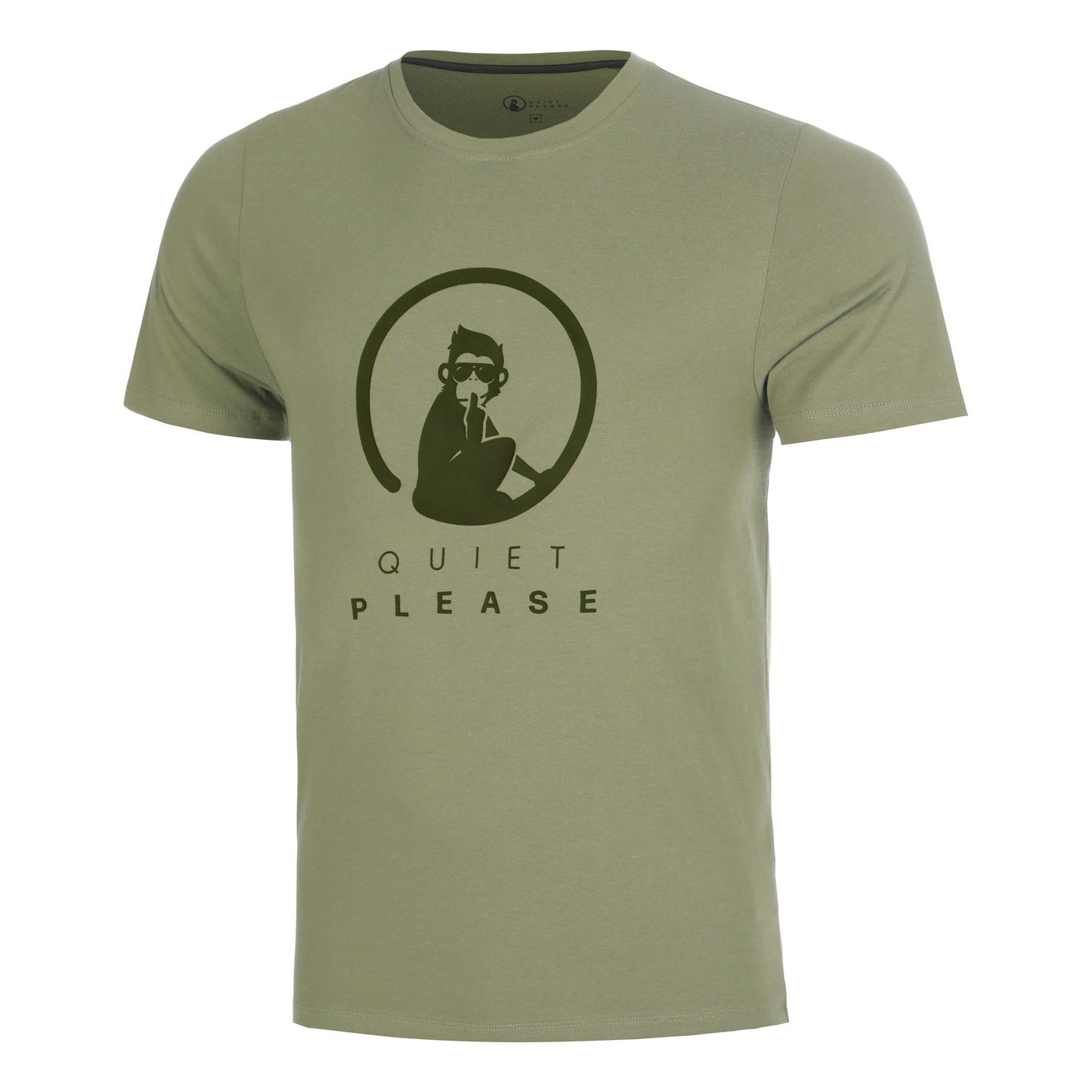 Quiet Please Memories Training Camiseta de manga corta Hombres - caqui