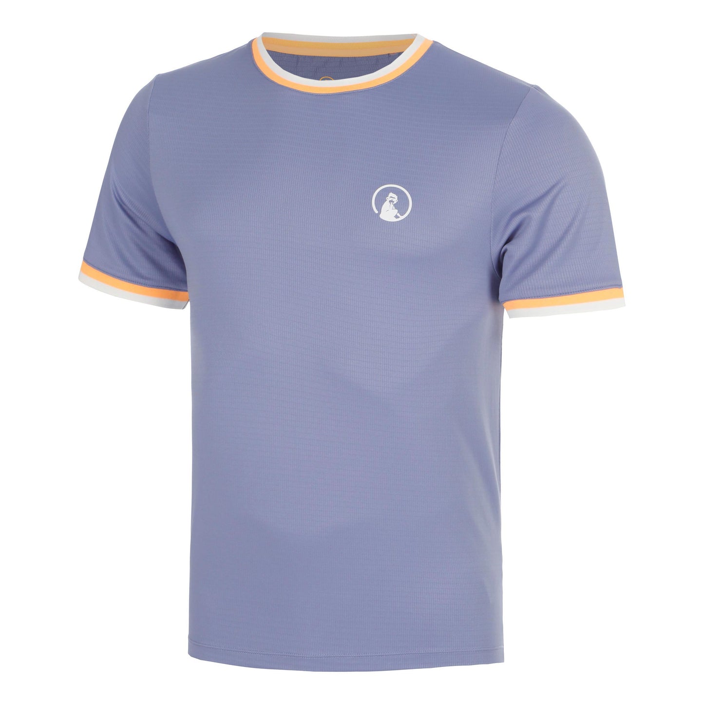 Quiet Please Glow Break Ringer Camiseta de manga corta Hombres - azul
