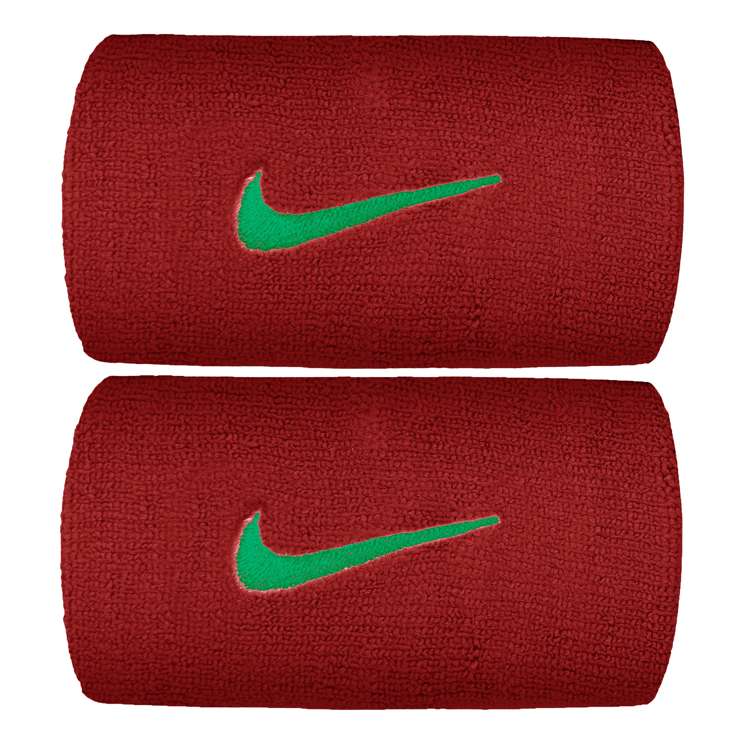 Nike Premier DW Cinta para sudor Pack de 2 largo - rojo oscuro, menta