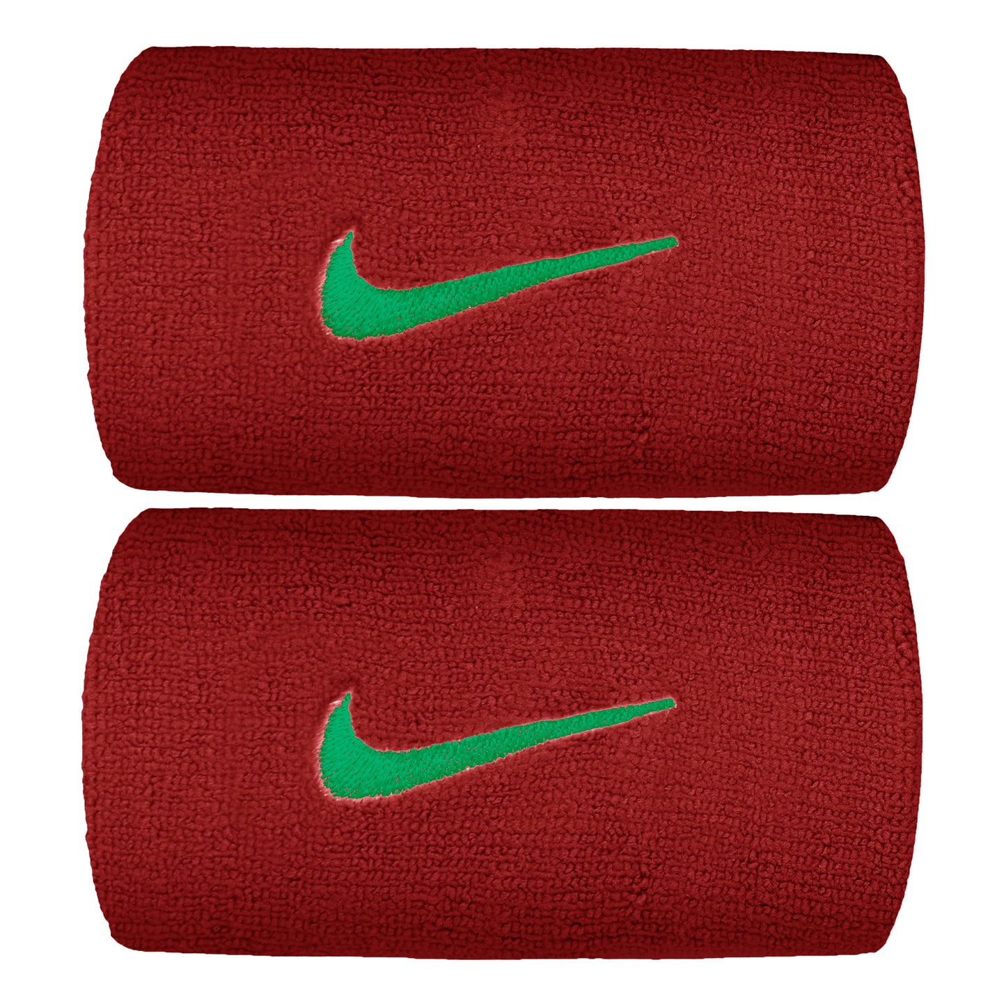 Nike Premier DW Cinta para sudor Pack de 2 largo - rojo oscuro, menta