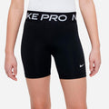 Dri-Fit Pro 5in Malla Chicas - negro, blanco