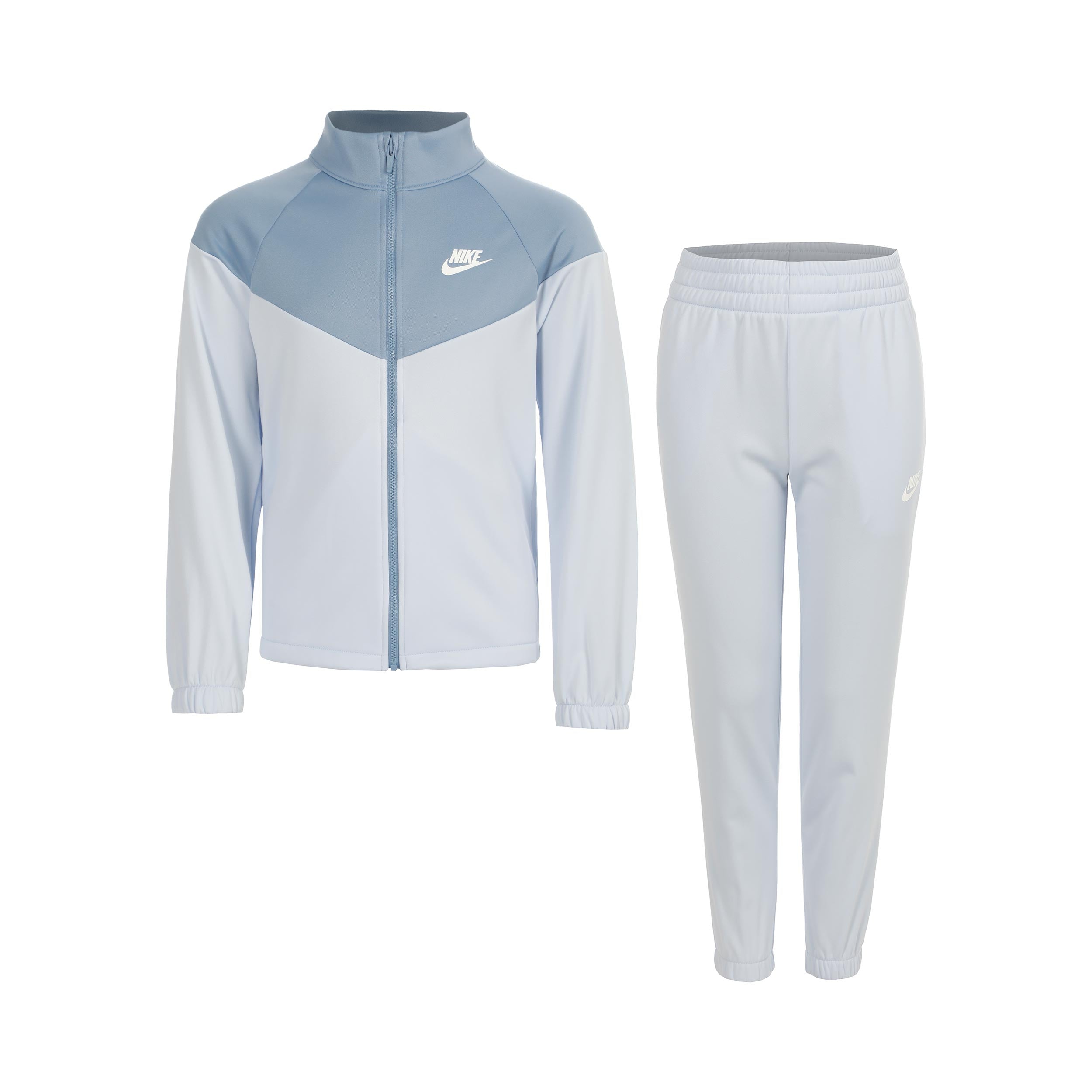 Nike Dri-Fit Full-Zip Chándal Niños - azul claro