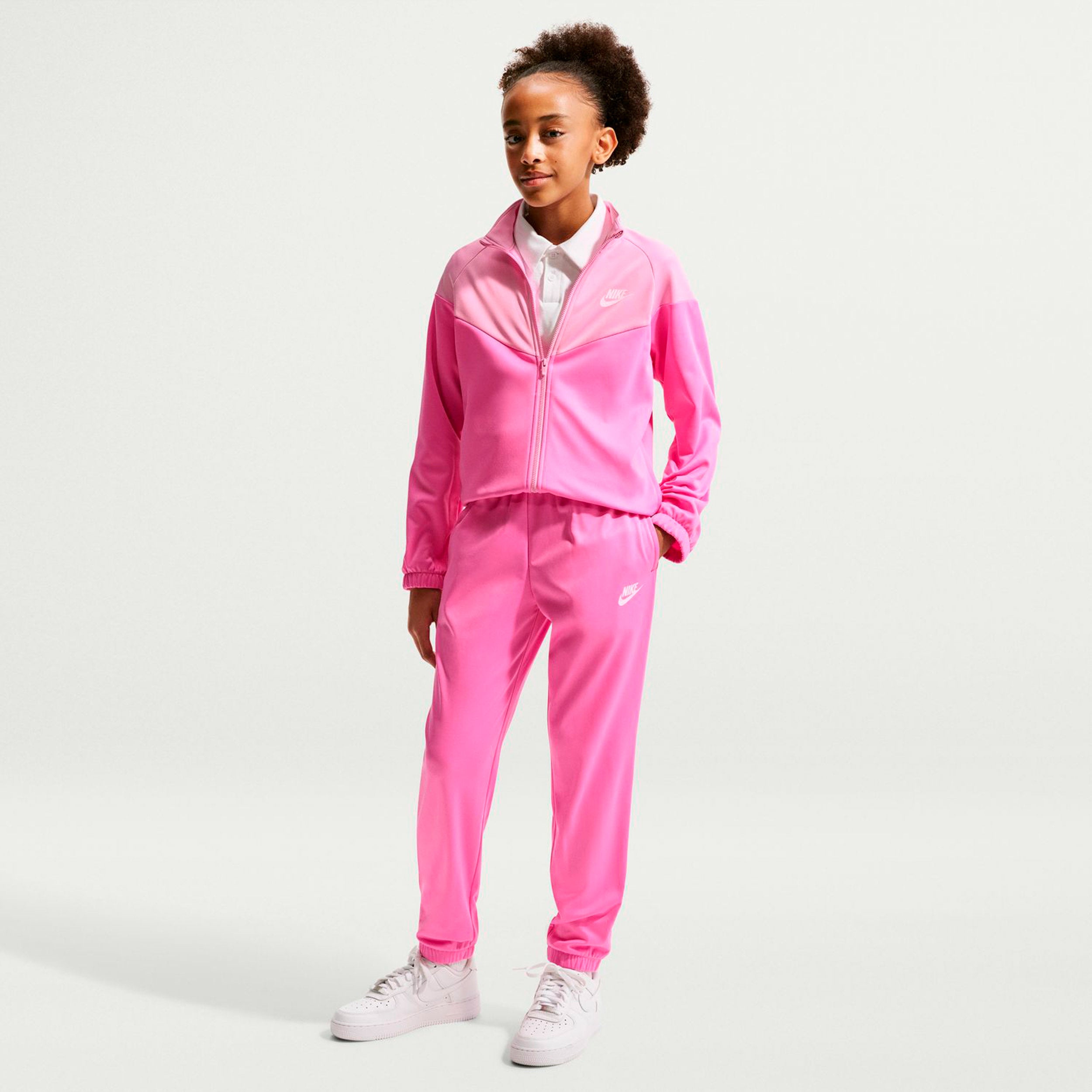 Nike Dri-Fit Full-Zip Chándal Niños - rosa, rosa