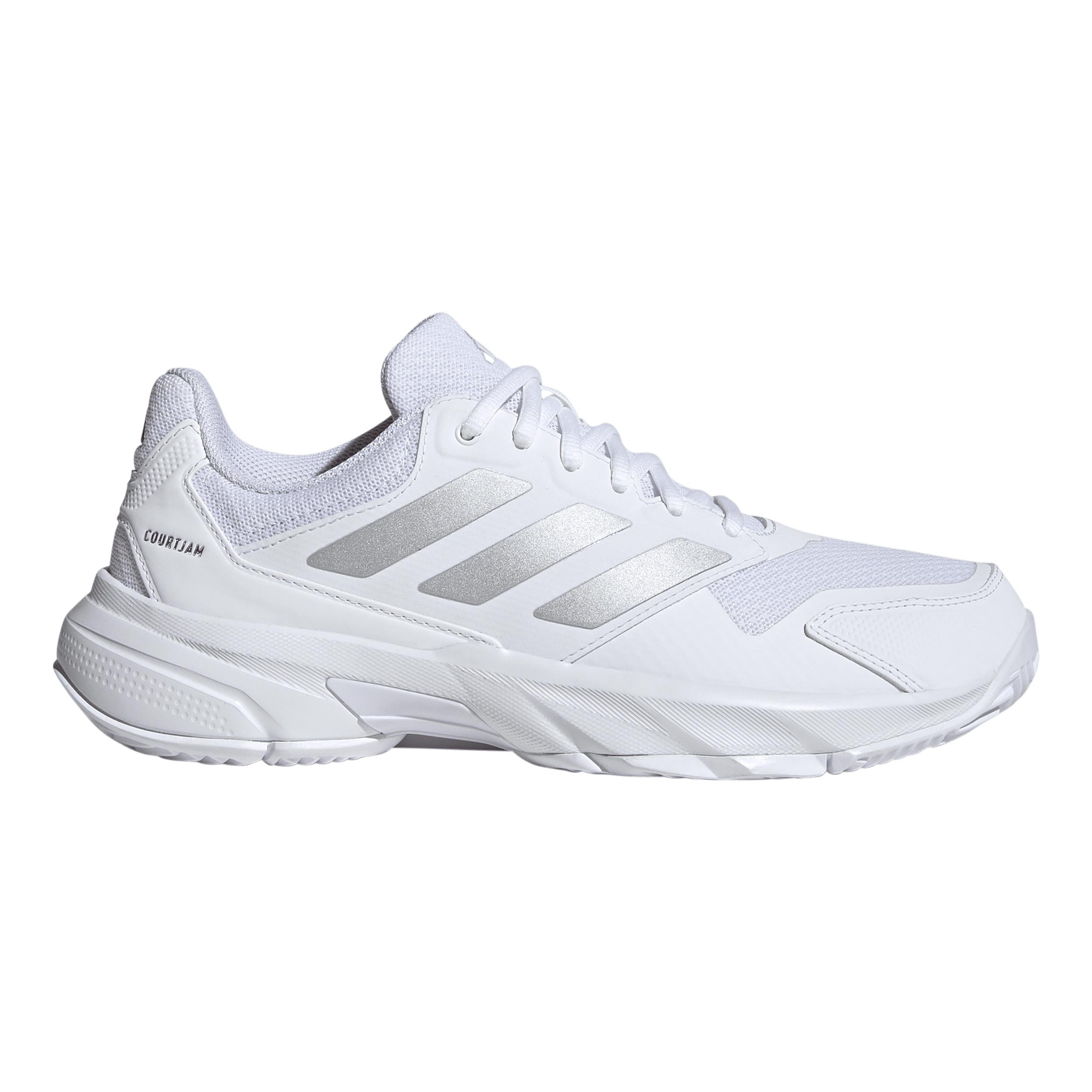 adidas CourtJam Control 3 Zapatilla todas las superficies Mujeres - blanco, gris claro