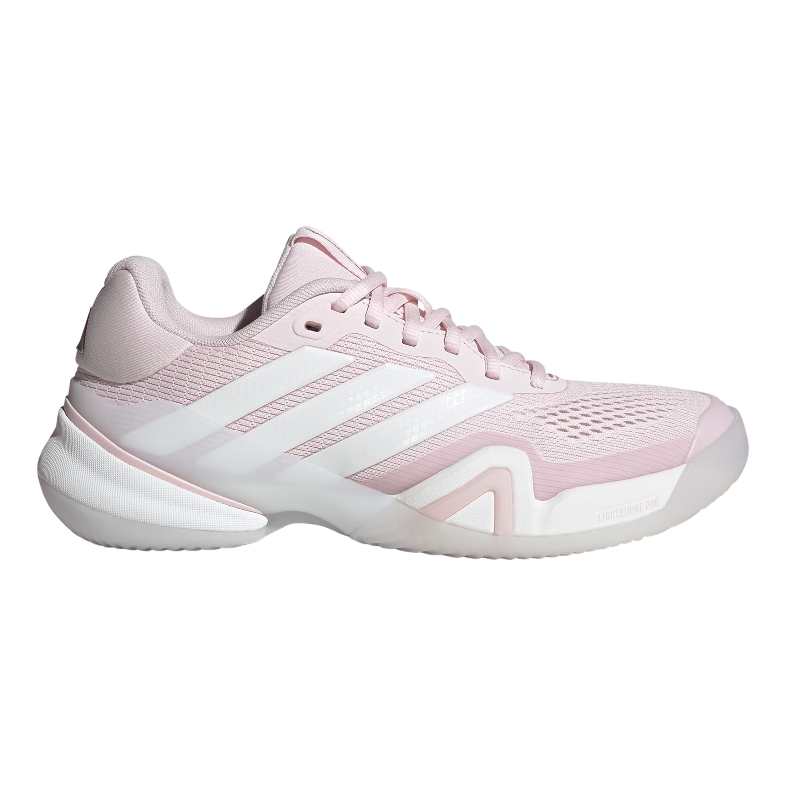 adidas Barricade 14 Zapatilla tierra batida Mujeres - rosa pastel, blanco