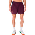 Court 7in Shorts Hombres - rojo vino