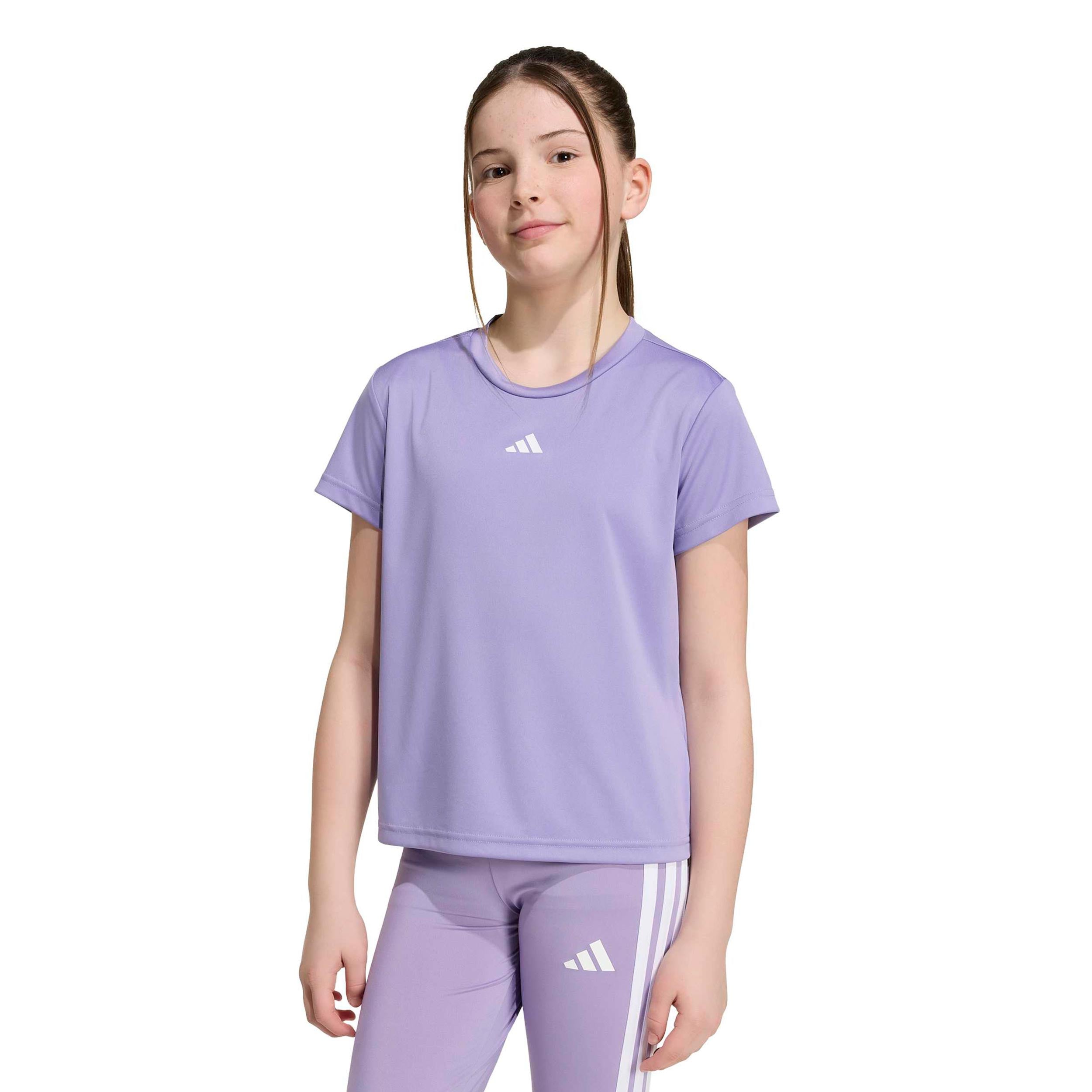 adidas Essentials Training Camiseta de manga corta Niños - morado, blanco