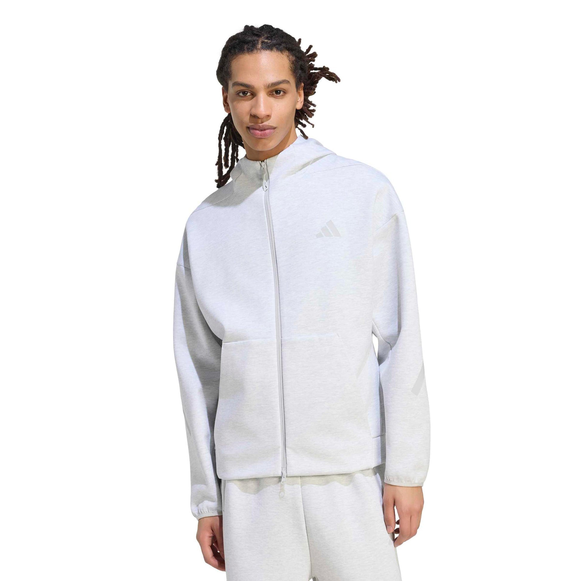 adidas Z.N.E. Sudadera con cremallera Hombres - gris claro