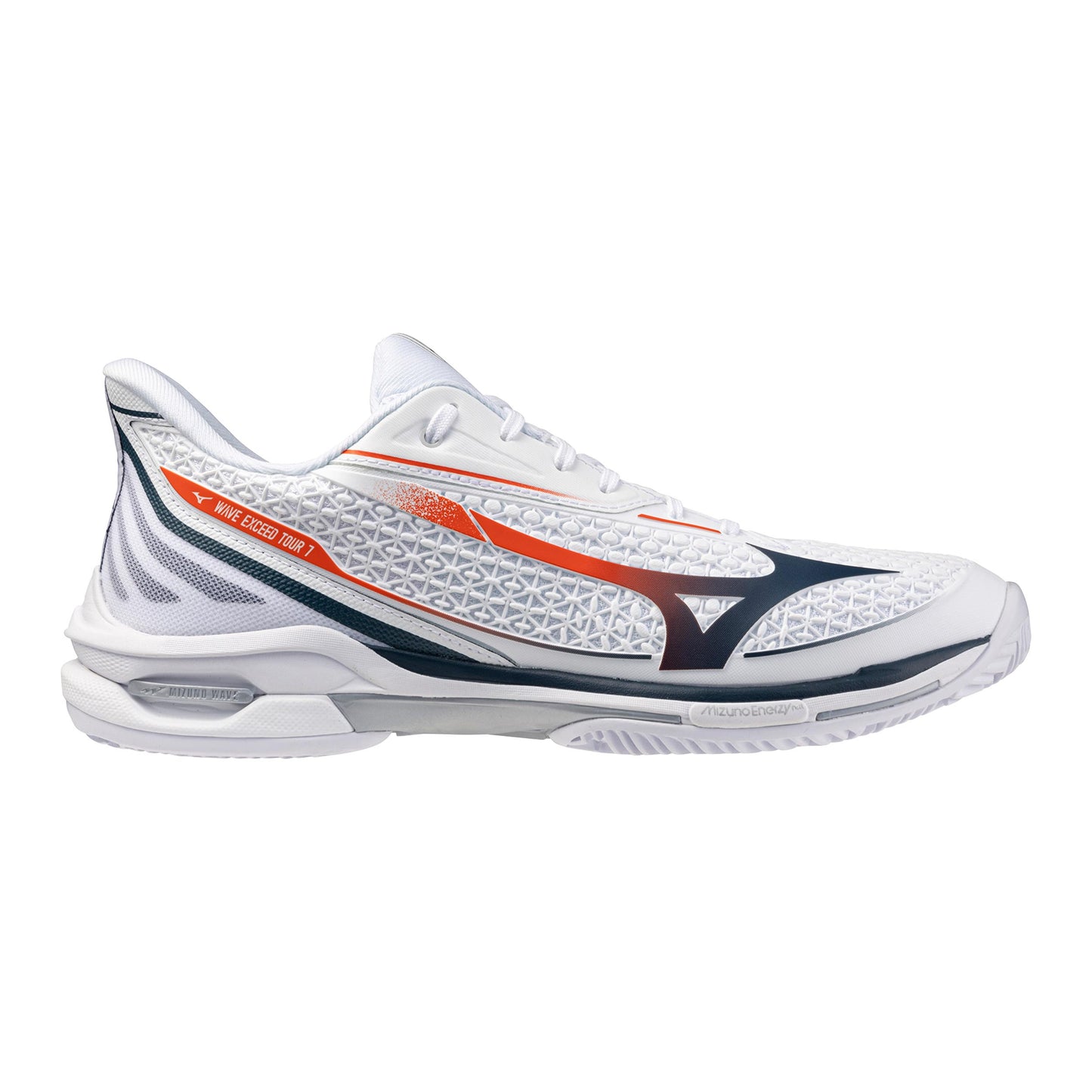 Mizuno Wave Exceed Tour 7 Zapatilla tierra batida Hombres - blanco, azul