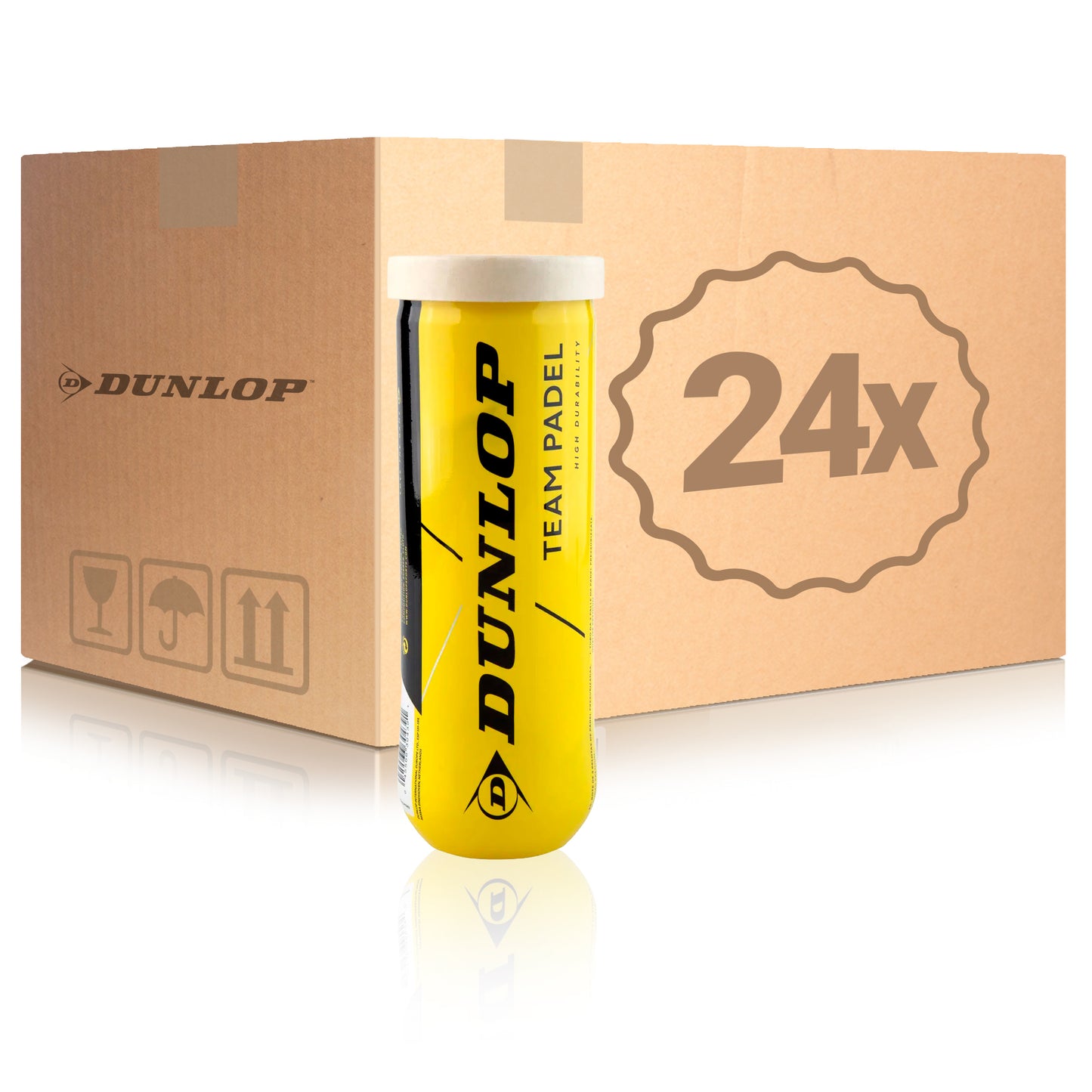 Dunlop 24 botes de 3 pelotas Team Padel