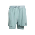D4T 2in1 Shorts Hombres-salvia
