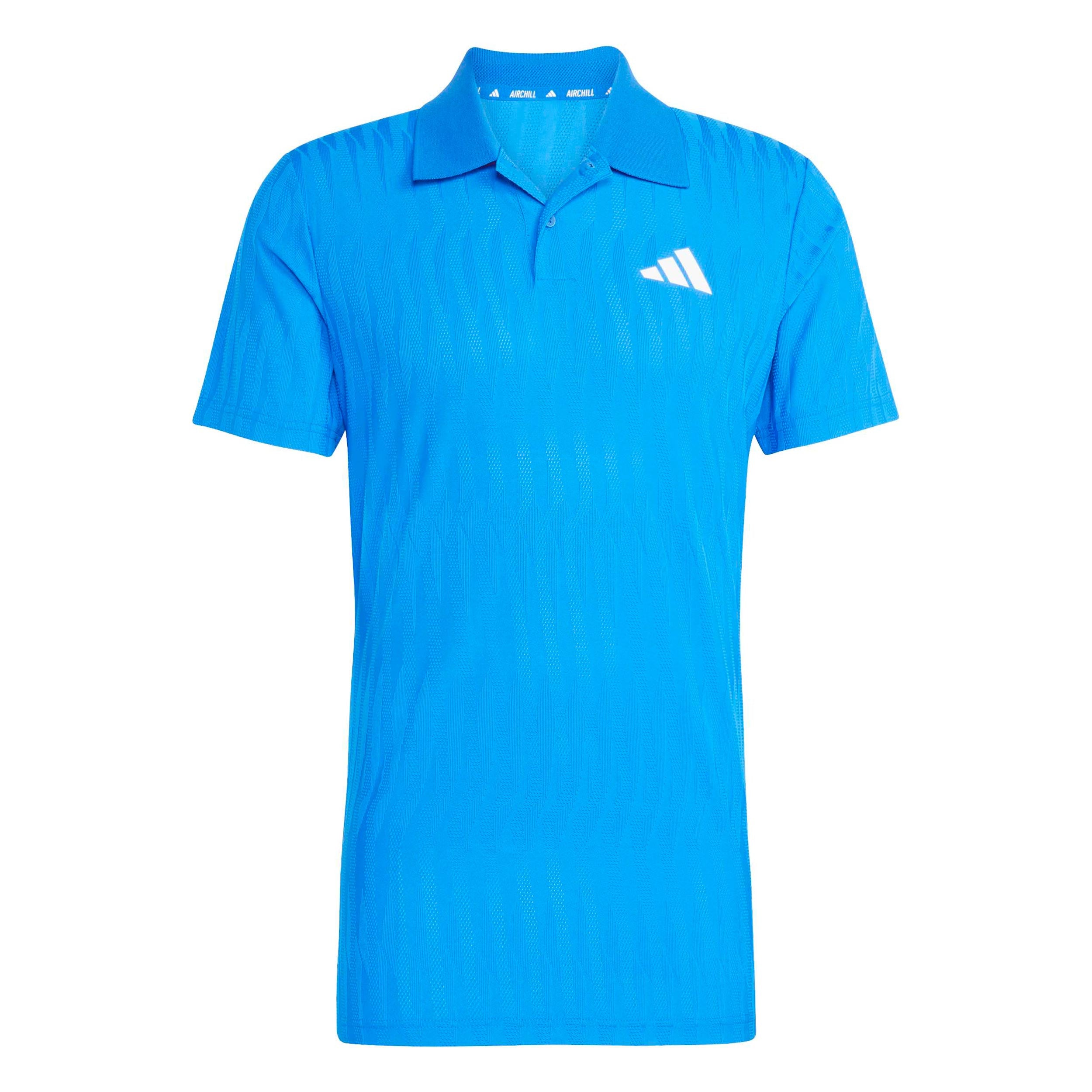 adidas Freelift Polo Hombres - azul, blanco