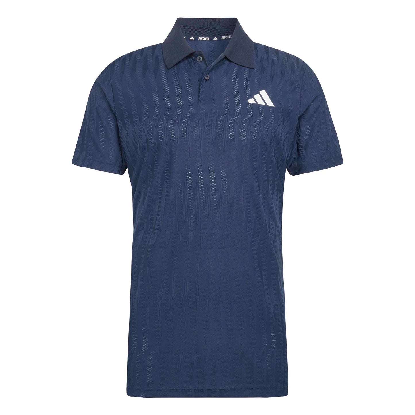 adidas Freelift Polo Hombres - azul oscuro, blanco
