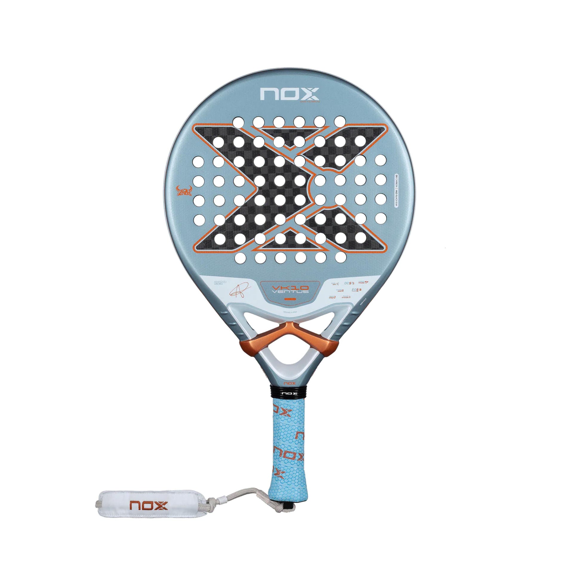 NOX VK10 Ventus Control 12K Pala de pádel Raquetas de test