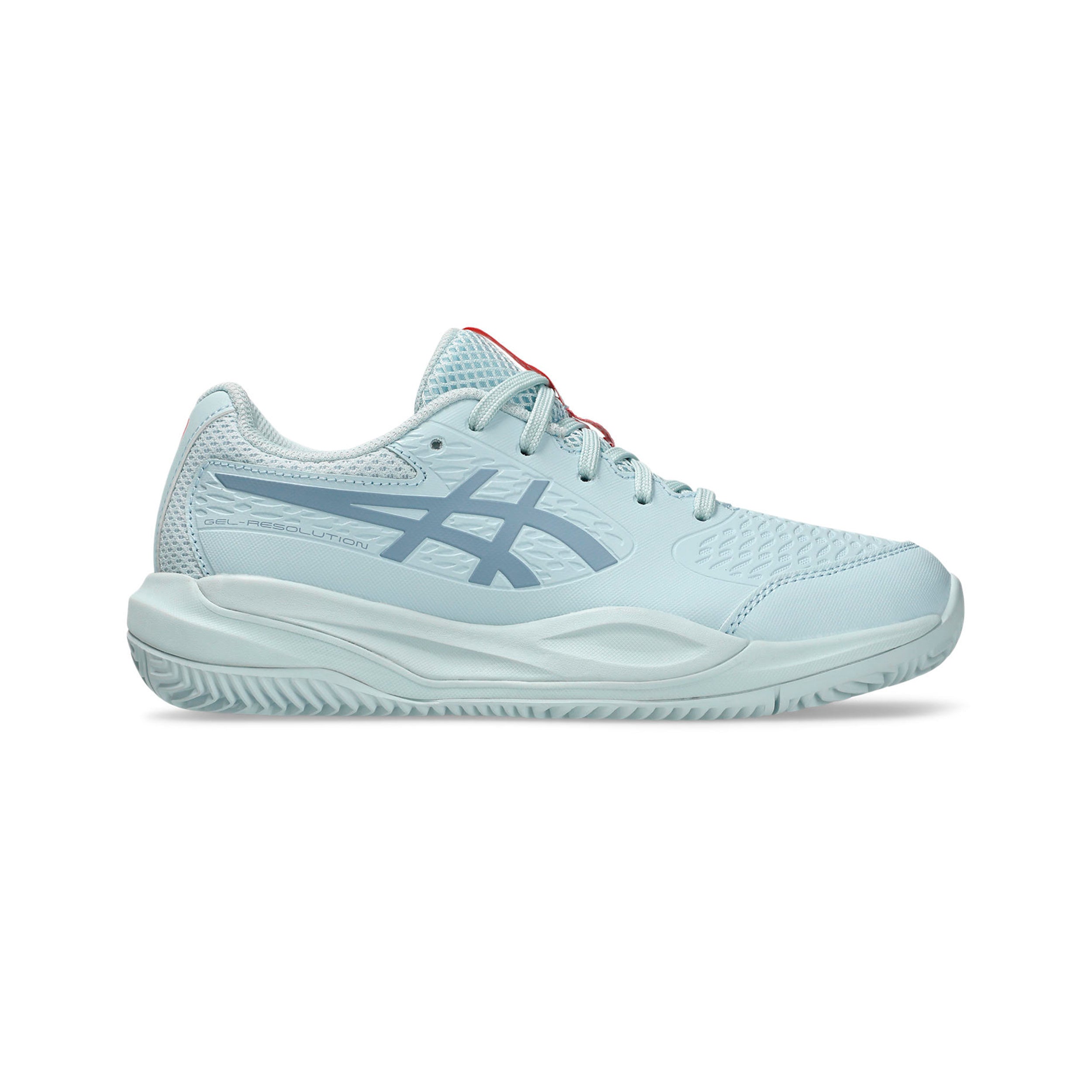 ASICS Gel-Resolution X GS Zapatilla tierra batida Niños - azul claro, gris