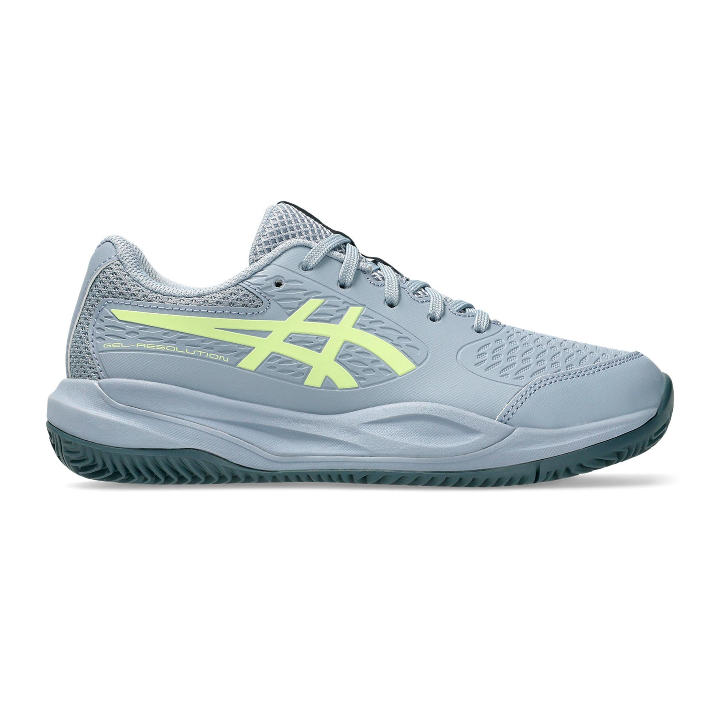 ASICS Gel-Resolution X GS Zapatilla tierra batida Niños - gris, lima