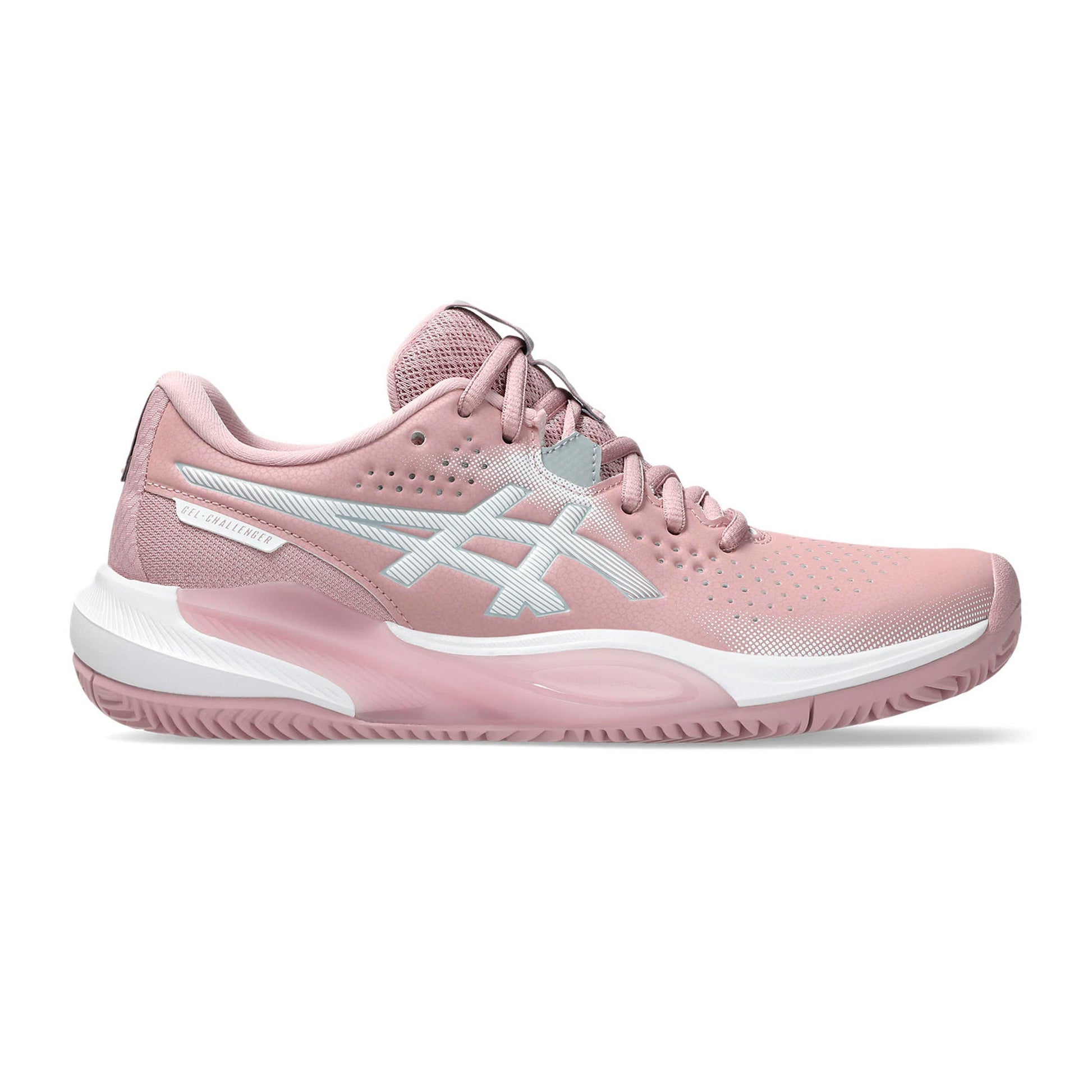 ASICS Gel-Challenger 15 Zapatilla tierra batida Mujeres - rosa, gris claro