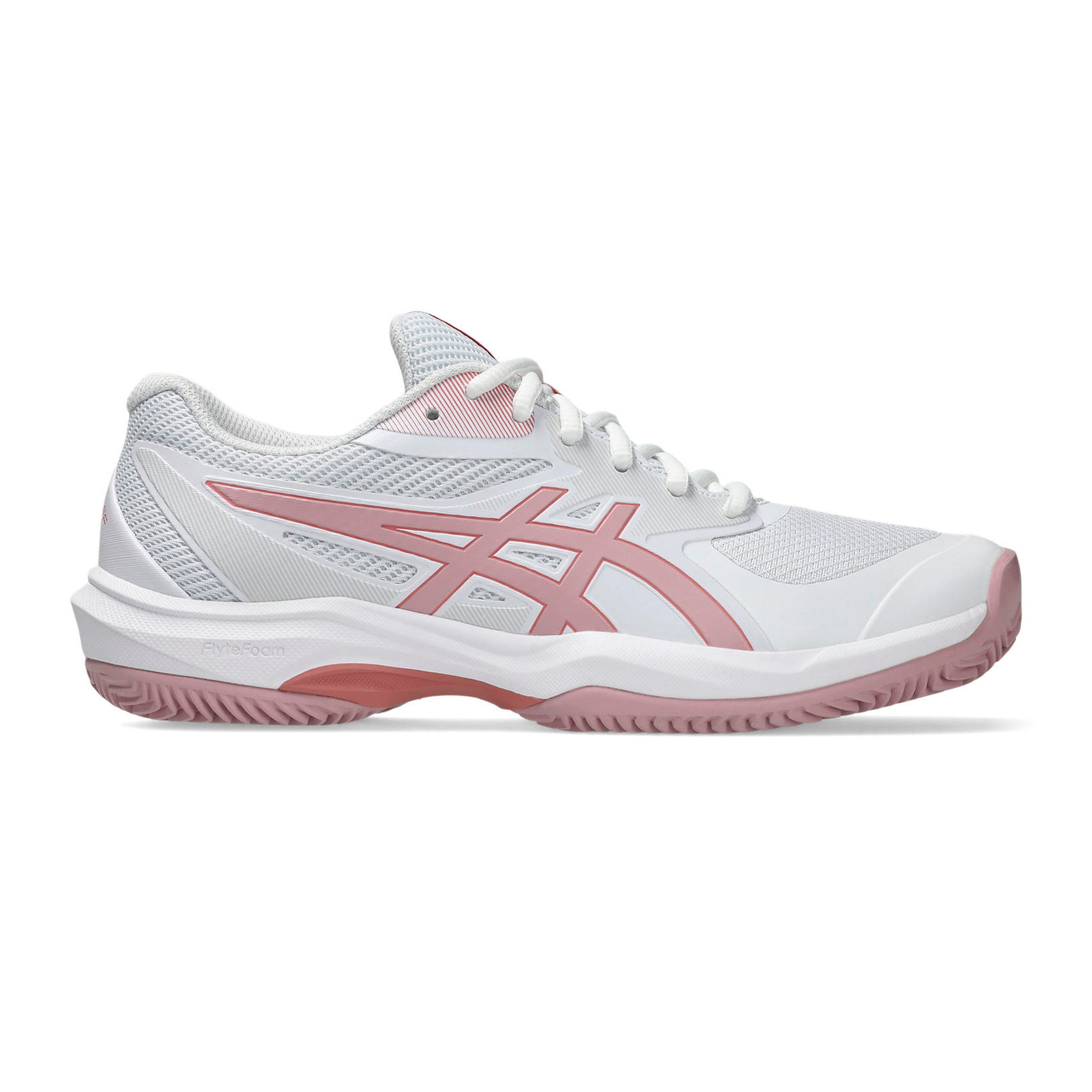 ASICS Game FF Zapatilla tierra batida Mujeres - blanco, rosa