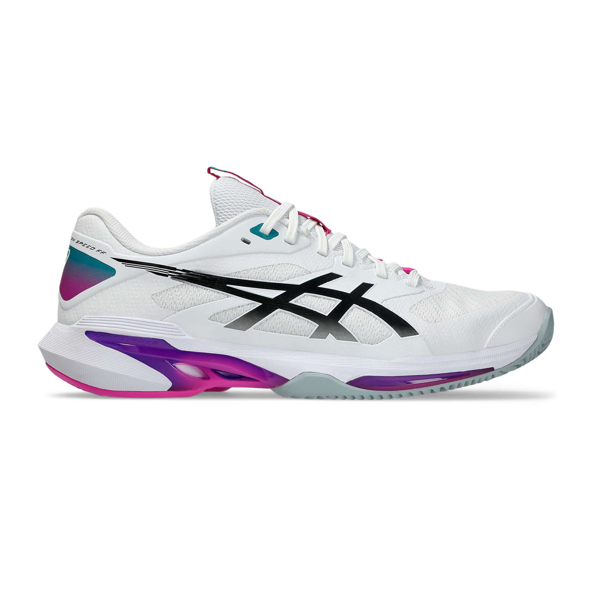 ASICS Solution Speed FF 4 Zapatilla tierra batida Hombres - blanco, rosa