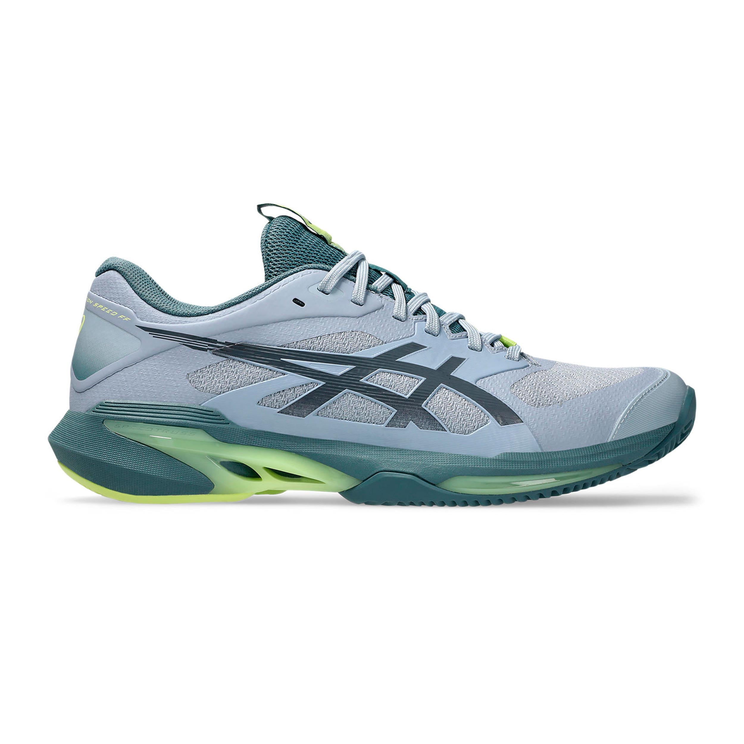 ASICS Solution Speed FF 4 Zapatilla tierra batida Hombres - gris, lima