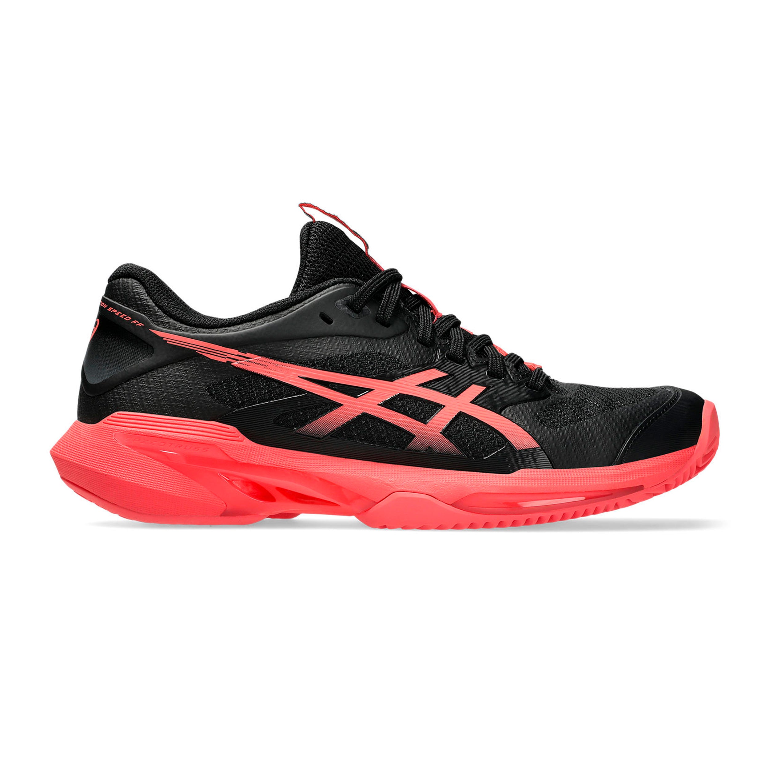 ASICS Solution Speed FF 4 Zapatilla tierra batida Mujeres - negro, rosa neón