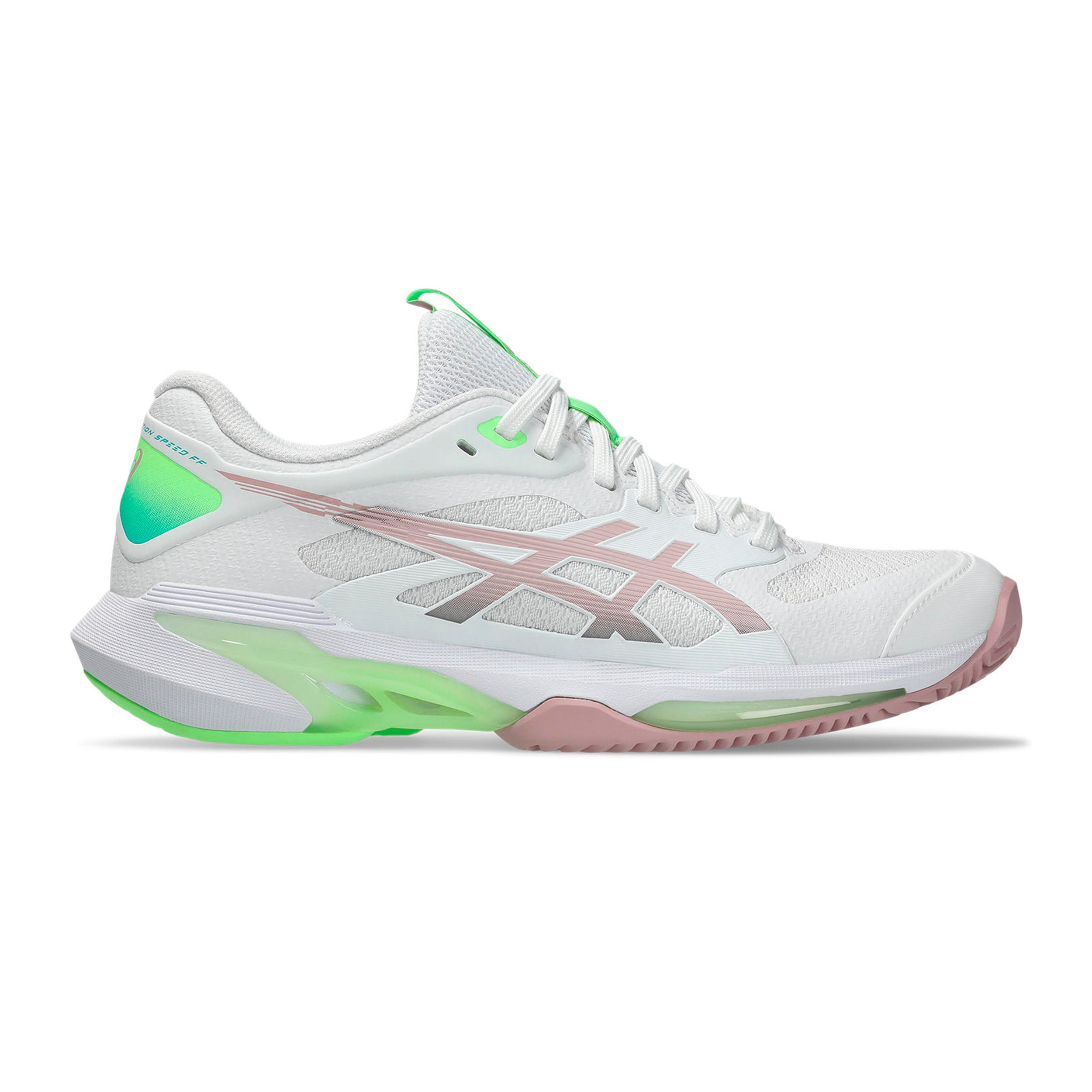 ASICS Solution Speed FF 4 Zapatilla tierra batida Mujeres - blanco, rosa