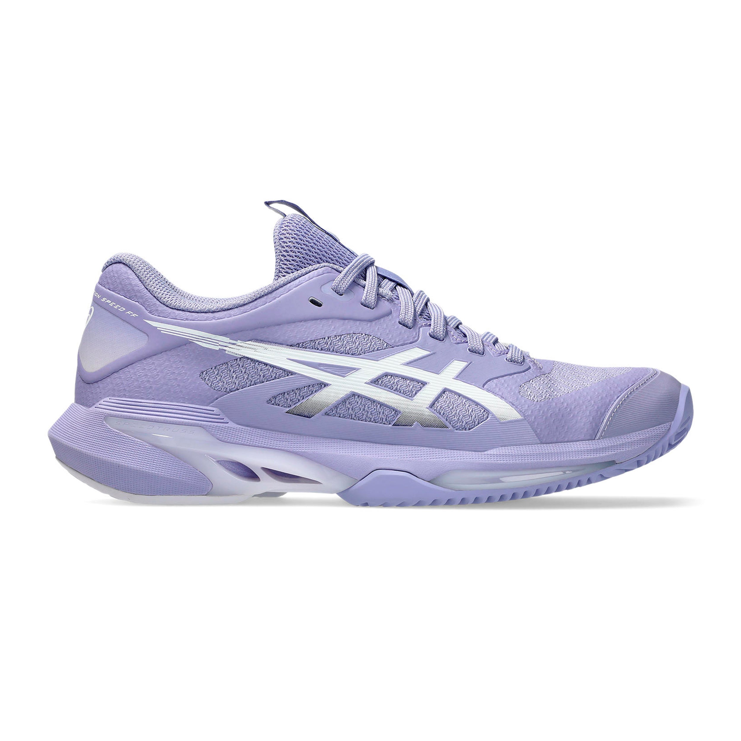 ASICS Solution Speed FF 4 Zapatilla tierra batida Mujeres - morado, blanco