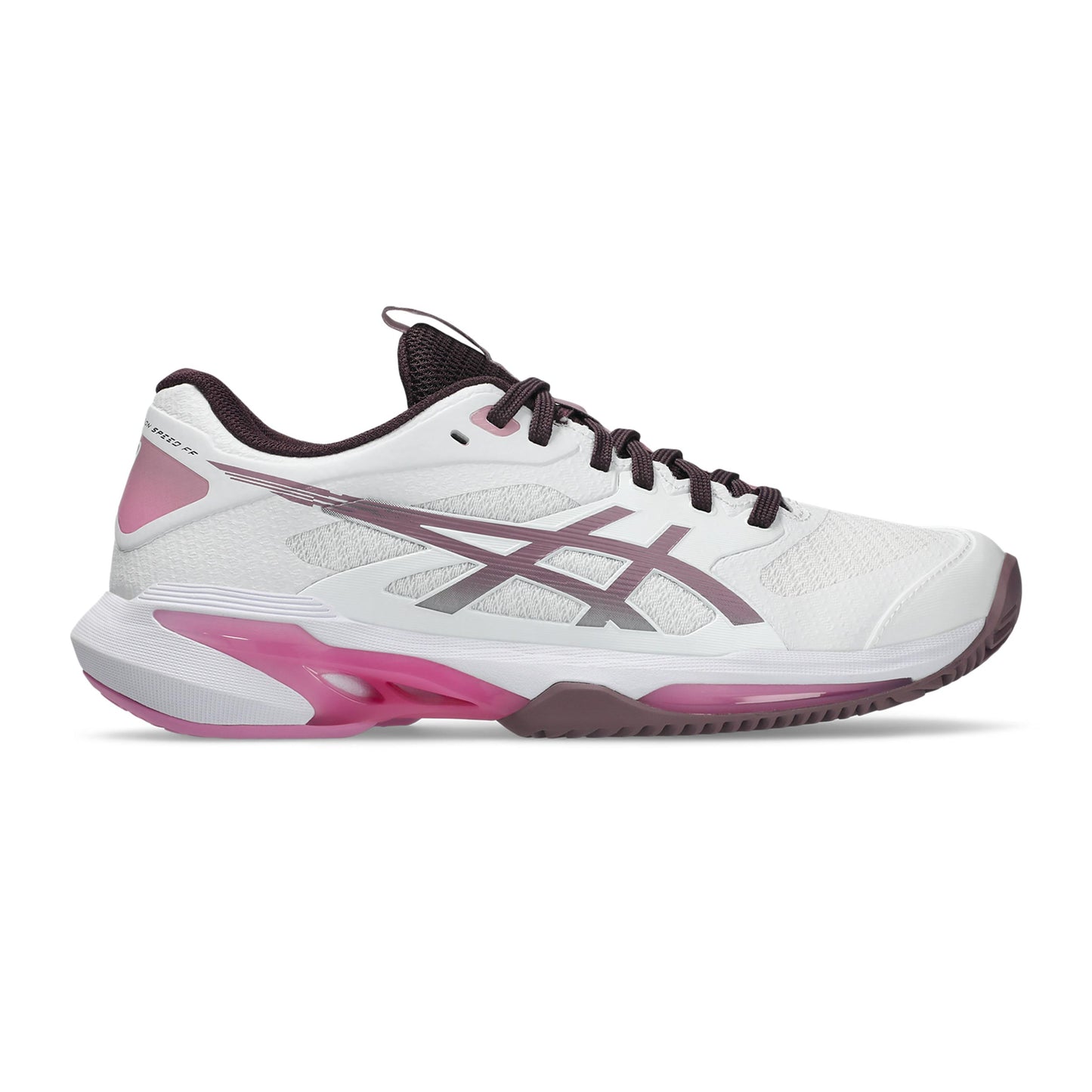 ASICS Solution Speed FF 4 Zapatilla tierra batida Mujeres - blanco, rosa pastel