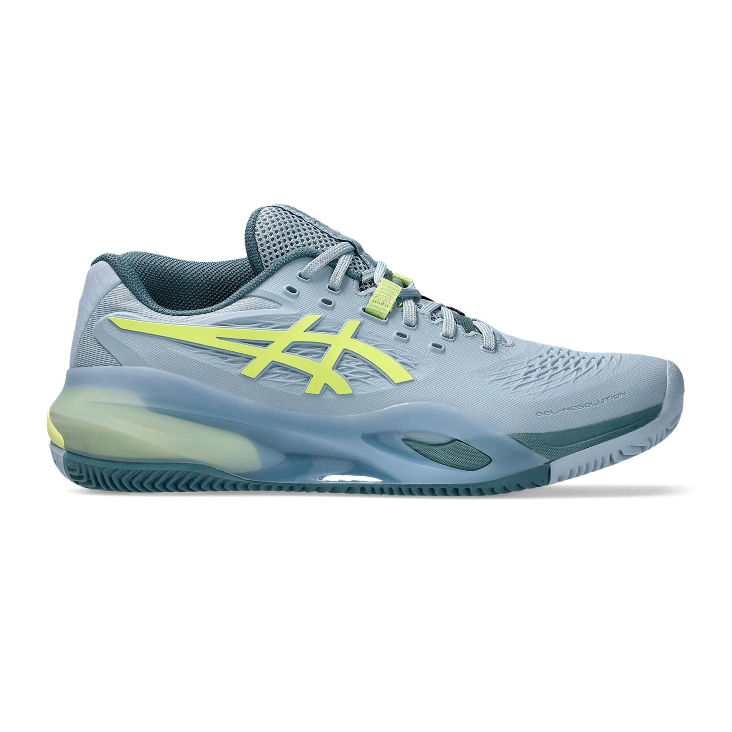 ASICS Gel-Resolution X Zapatilla tierra batida Hombres - gris, verde