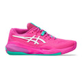 Gel-Resolution X Zapatilla tierra batida Hombres - rosa, blanco