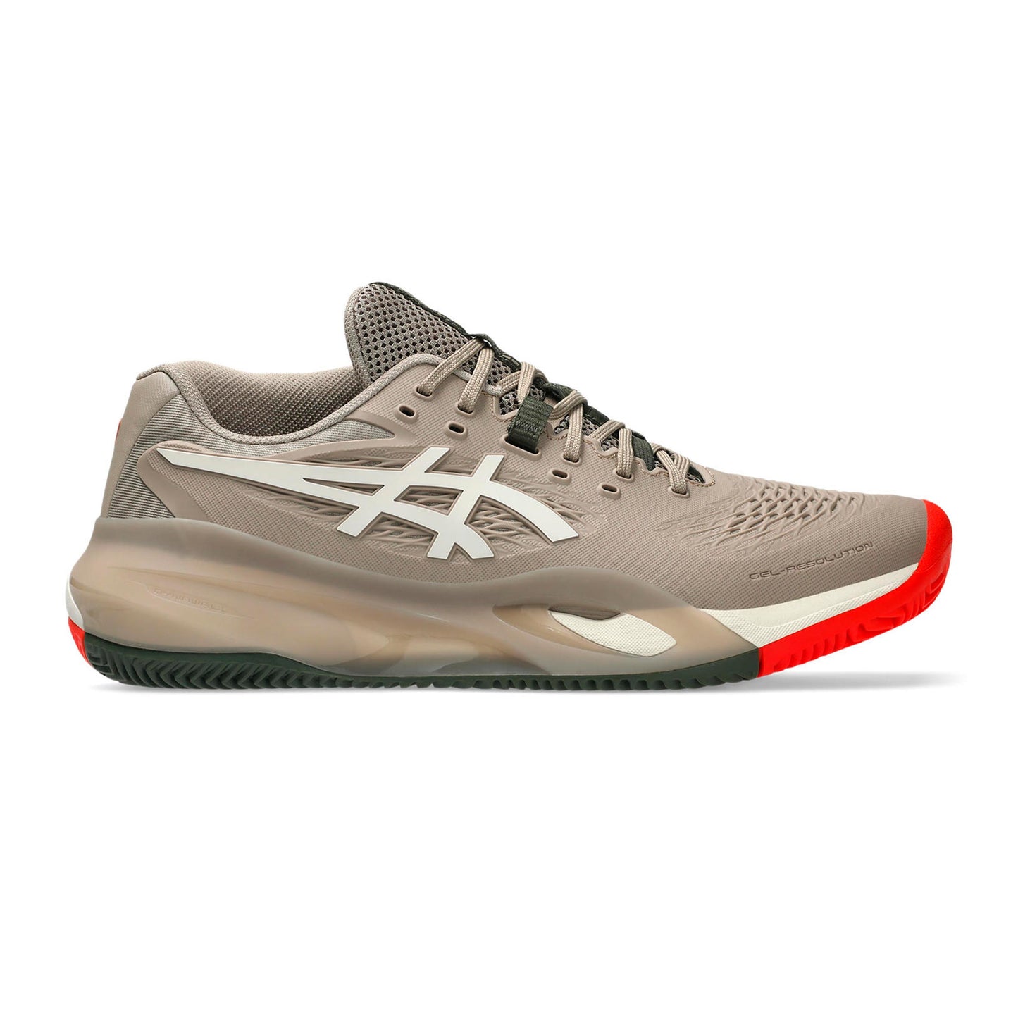 ASICS Gel-Resolution X Zapatilla tierra batida Hombres - beige, blanco