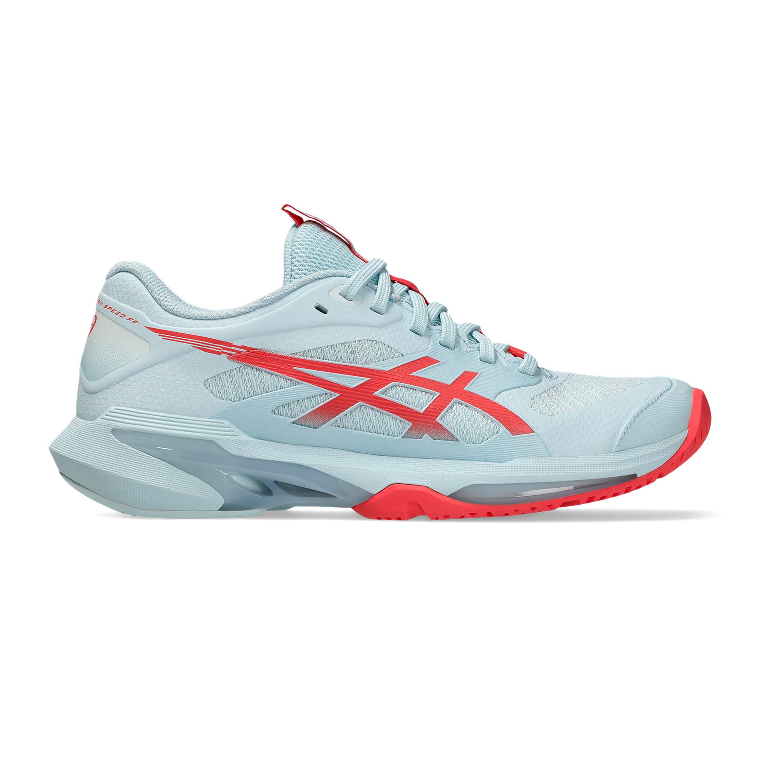 ASICS Solution Speed FF 4 Zapatilla todas las superficies Mujeres - azul claro, rosa neón