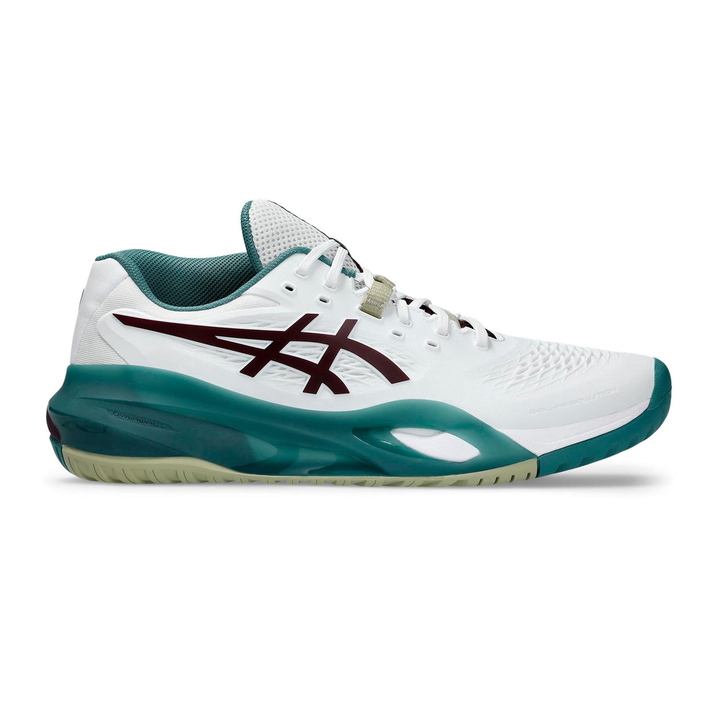 ASICS Gel-Resolution X Zapatilla todas las superficies Hombres - blanco, color petróleo