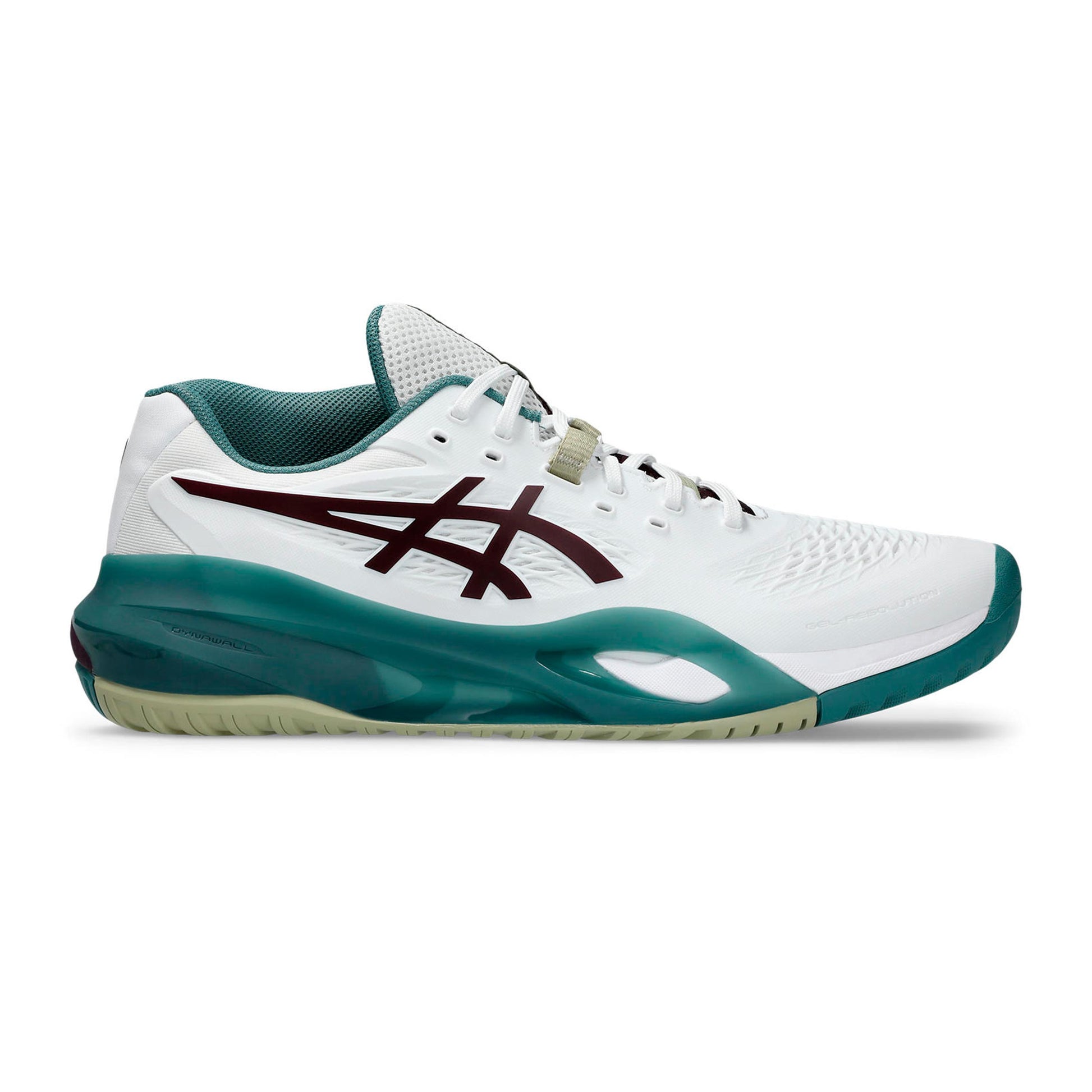 ASICS Gel-Resolution X Zapatilla todas las superficies Hombres - blanco, color petróleo