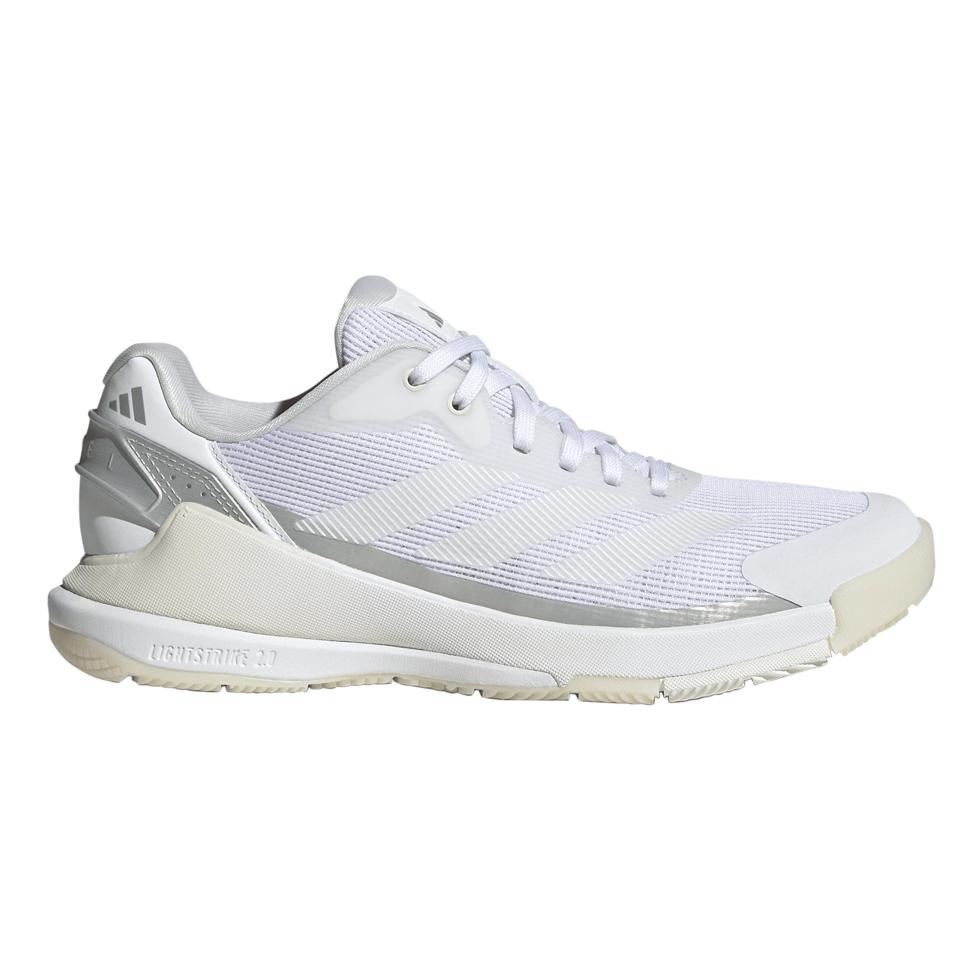 adidas Crazyquick LS Zapatilla de pádel Mujeres - blanco, plateado