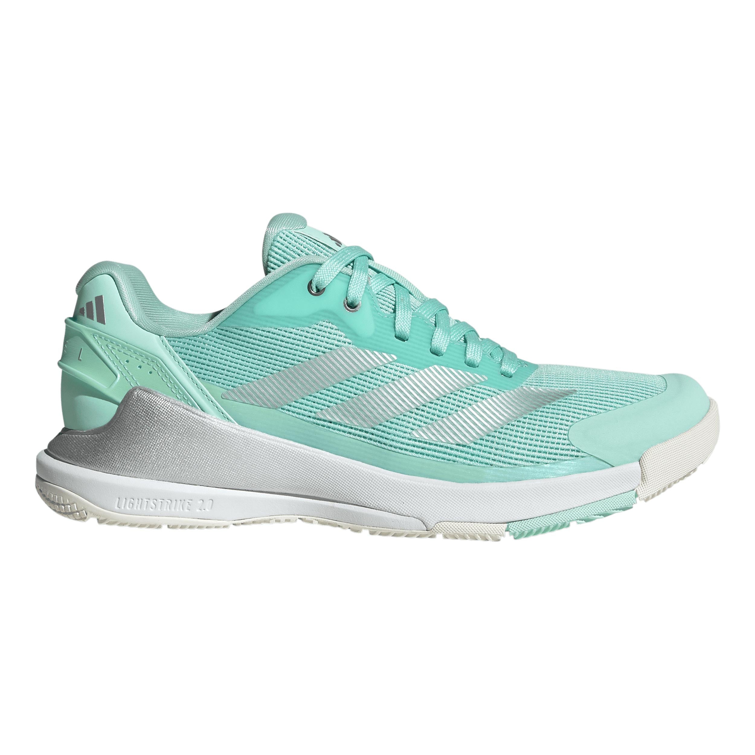 adidas Crazyquick LS Zapatilla de pádel Mujeres - menta, plateado