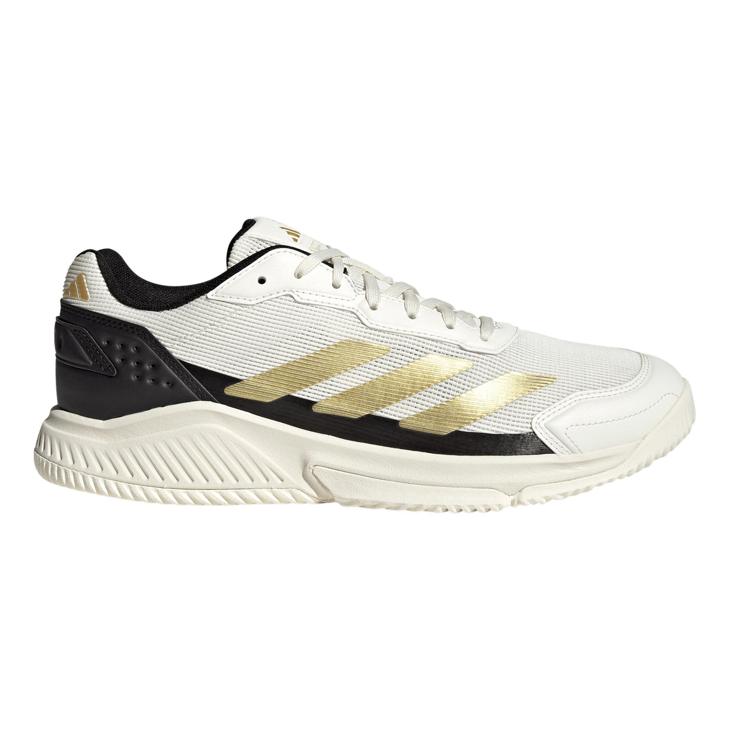 adidas Courtquick Zapatilla de pádel Hombres - blanco roto, dorado