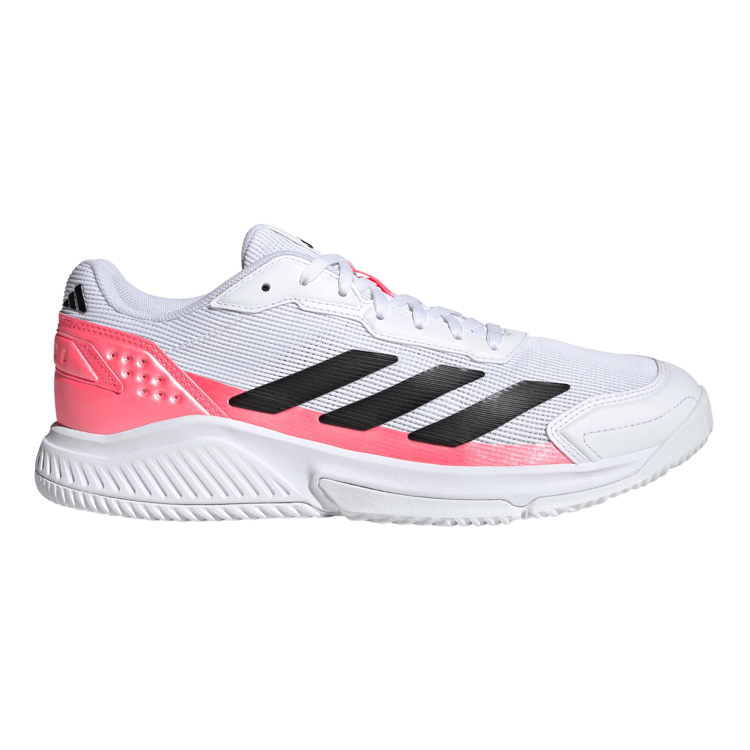 adidas Courtquick Zapatilla de pádel Hombres - blanco, coral