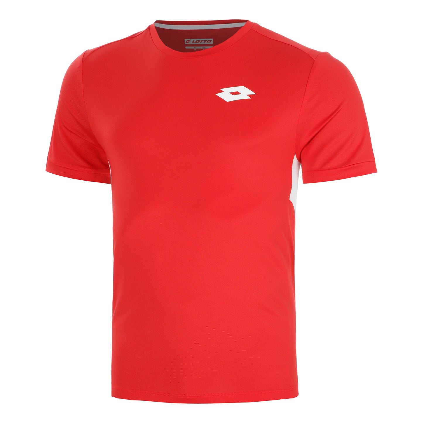 Lotto Squadra IV Camiseta de manga corta Hombres - rojo, blanco