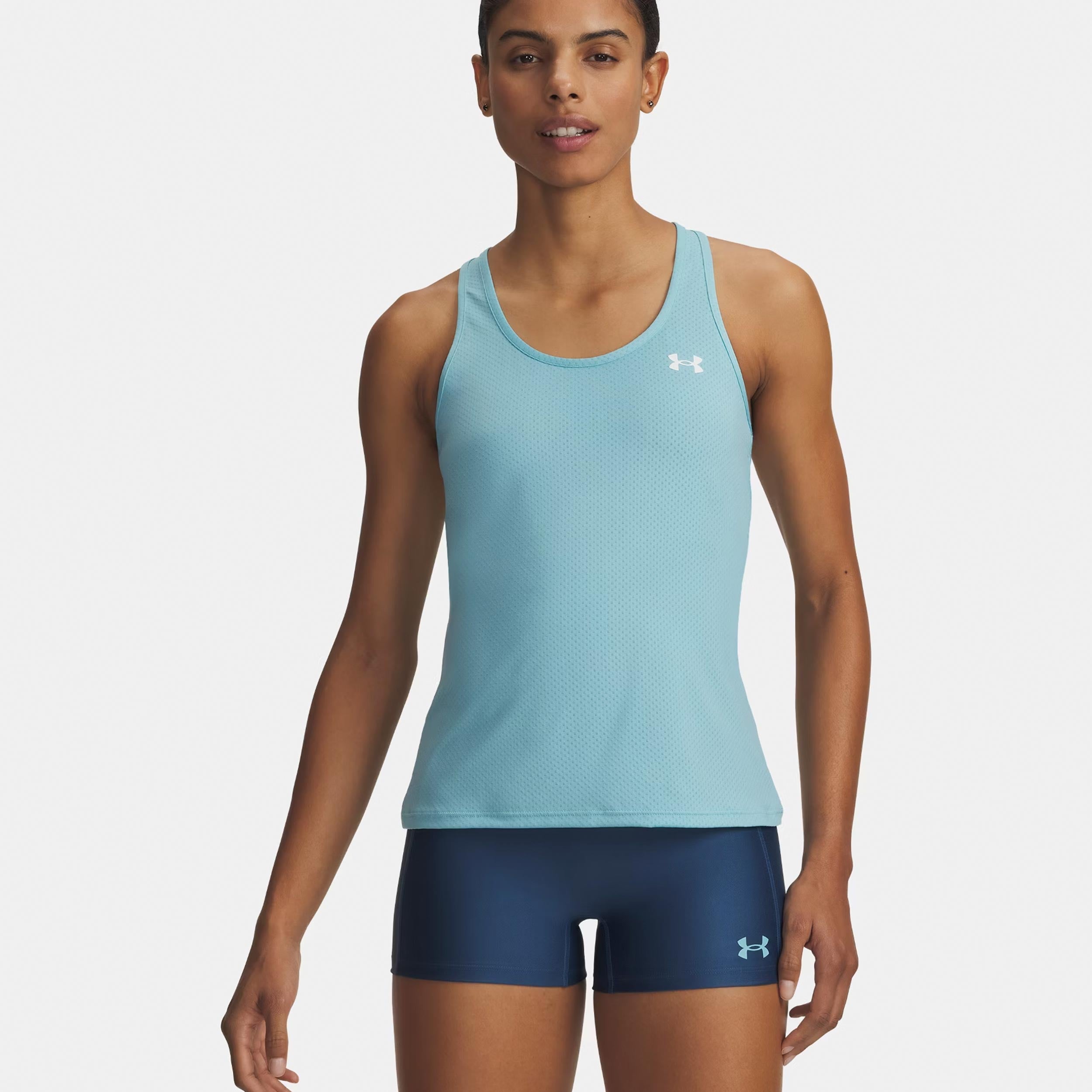 Under Armour Tech Mesh Racer Camiseta de tirantes Mujeres-azul, blanco