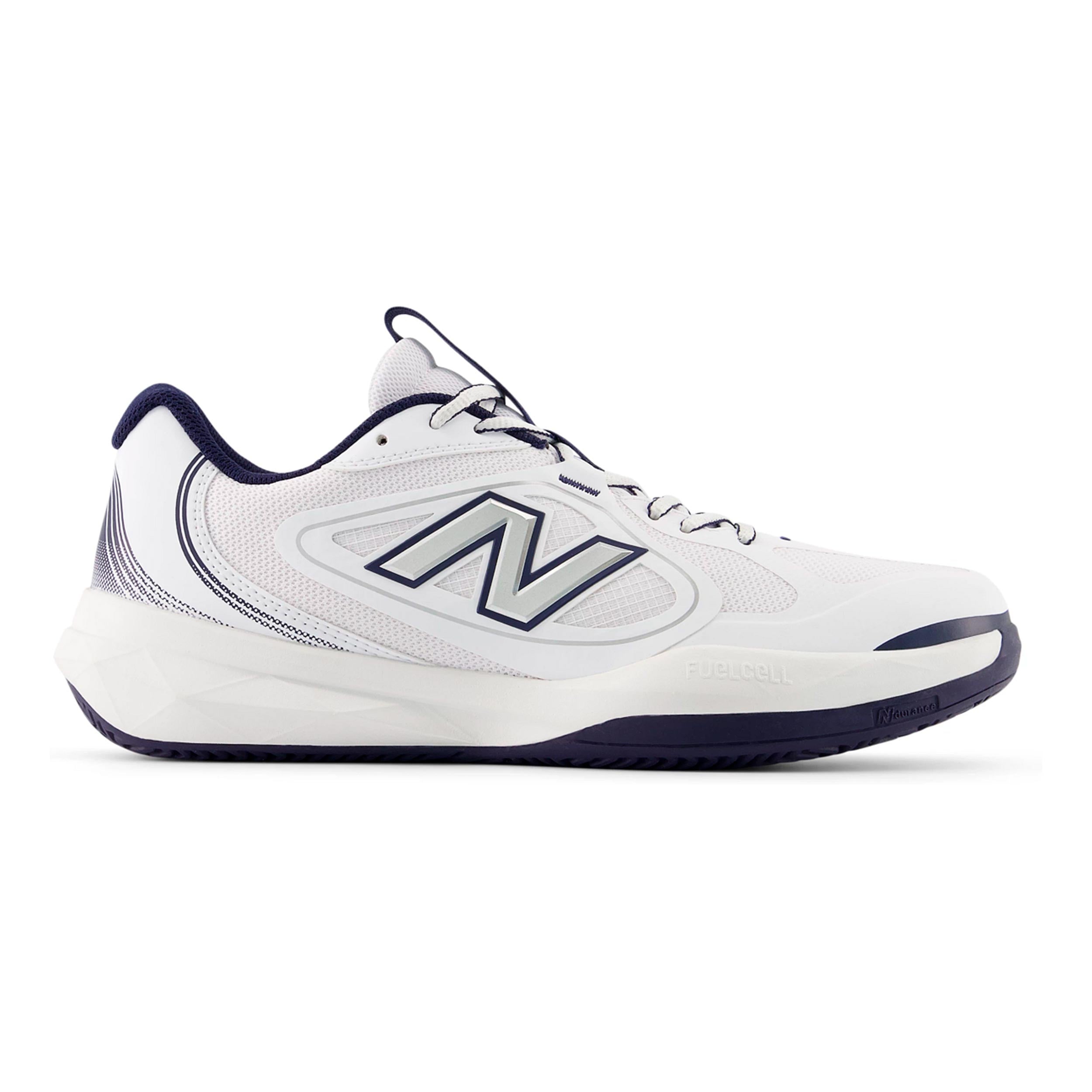 New Balance FuelCell 796v5 Zapatilla tierra batida Hombres - blanco, azul oscuro