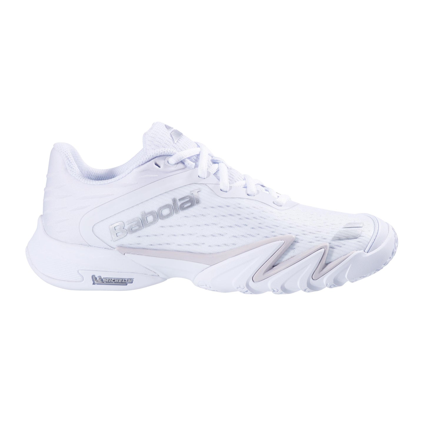 Babolat Premura 3 Zapatilla de pádel Mujeres - blanco, plateado