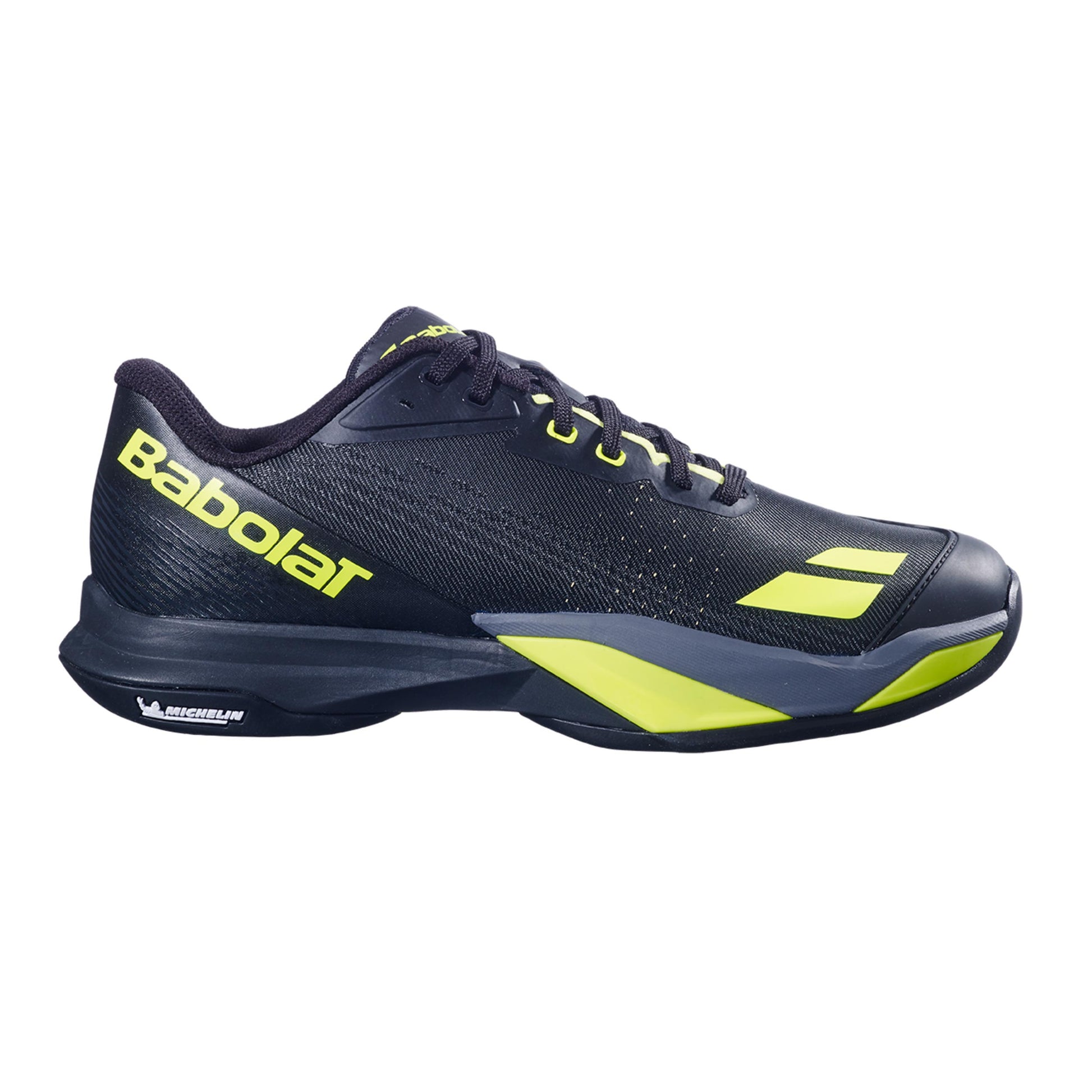 Babolat Jet Mach 4 Zapatilla todas las superficies Hombres - negro, amarillo neón